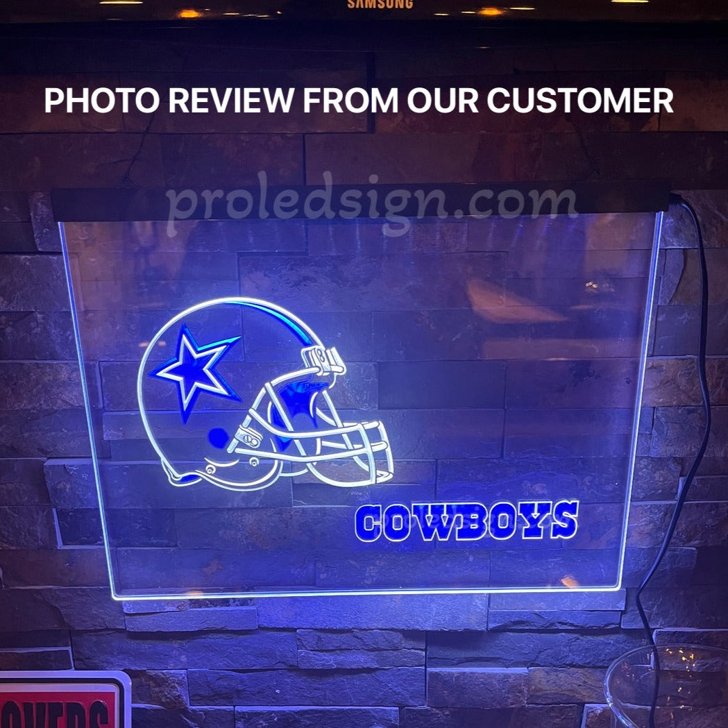 Dallas Cowboys Neon Light LED Sign