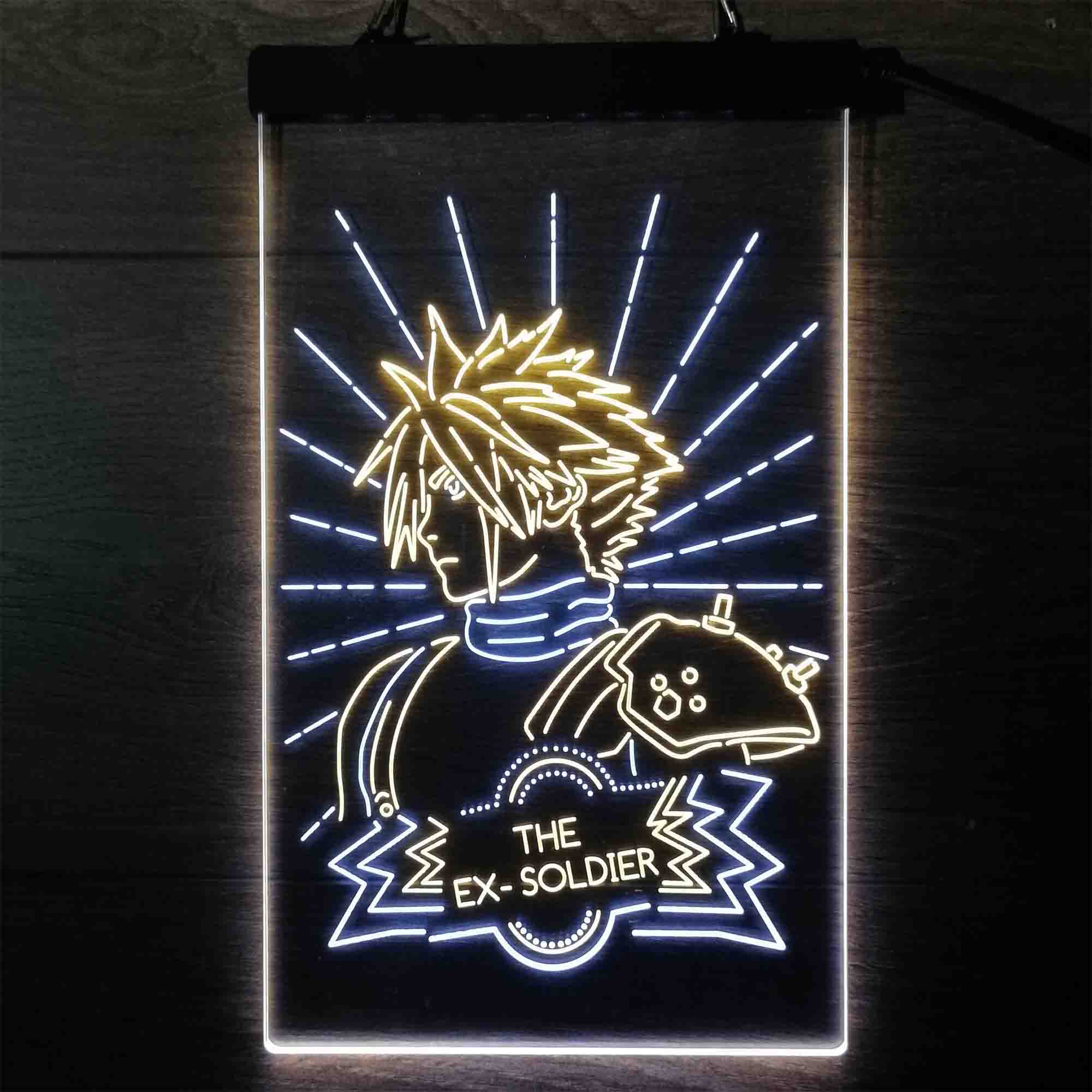 Final Fantasy 7 Cloud Strife Neon LED Sign