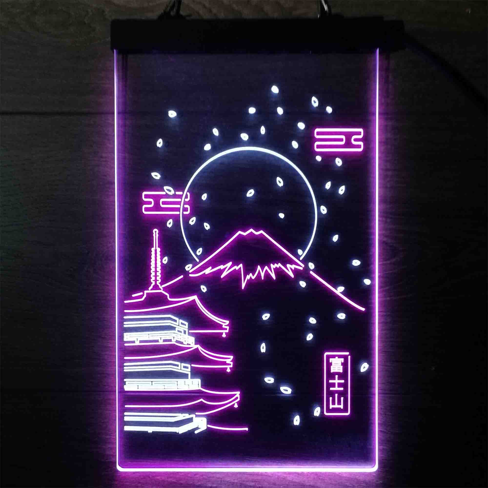 Japan Fuji Mountain Neon LED Sign