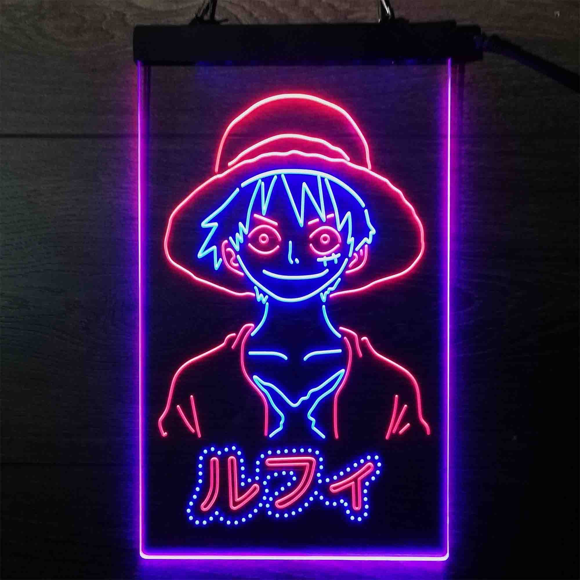 Monkey D. Luffy One Piece Neon LED Sign