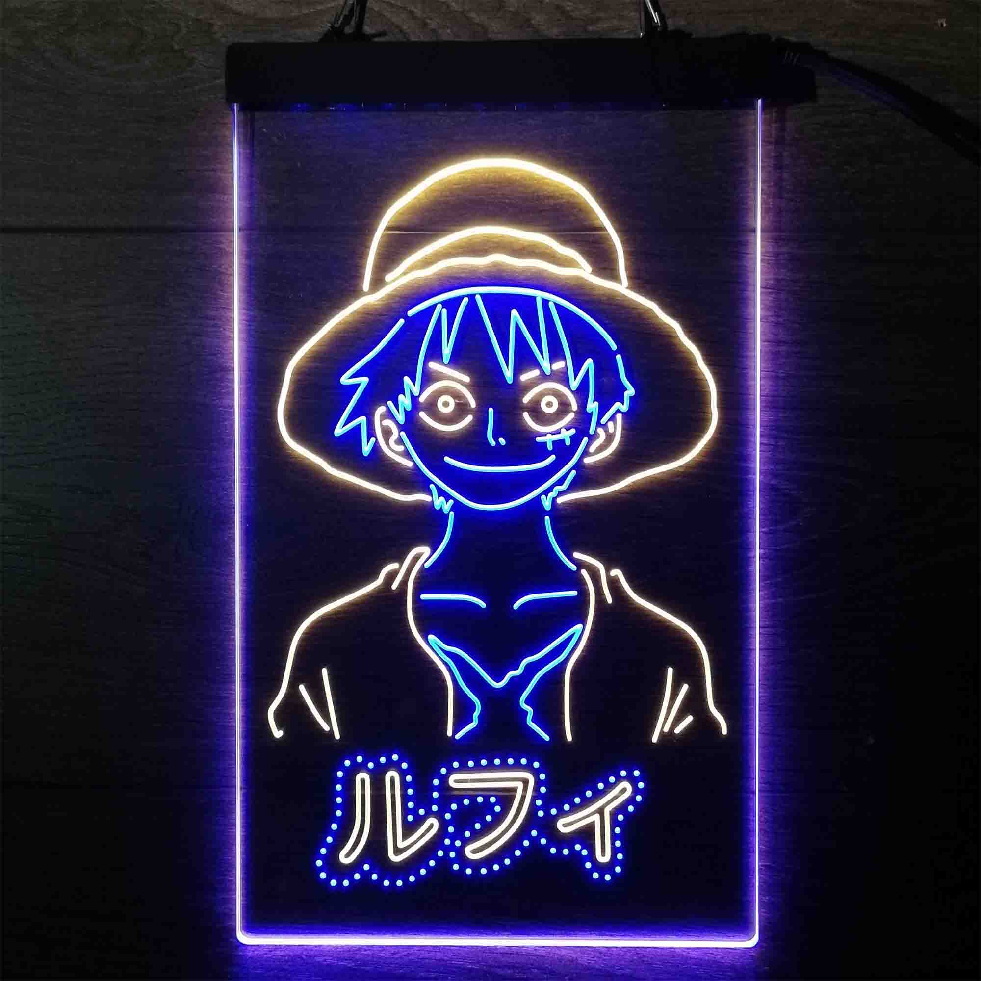 Monkey D. Luffy One Piece Neon LED Sign