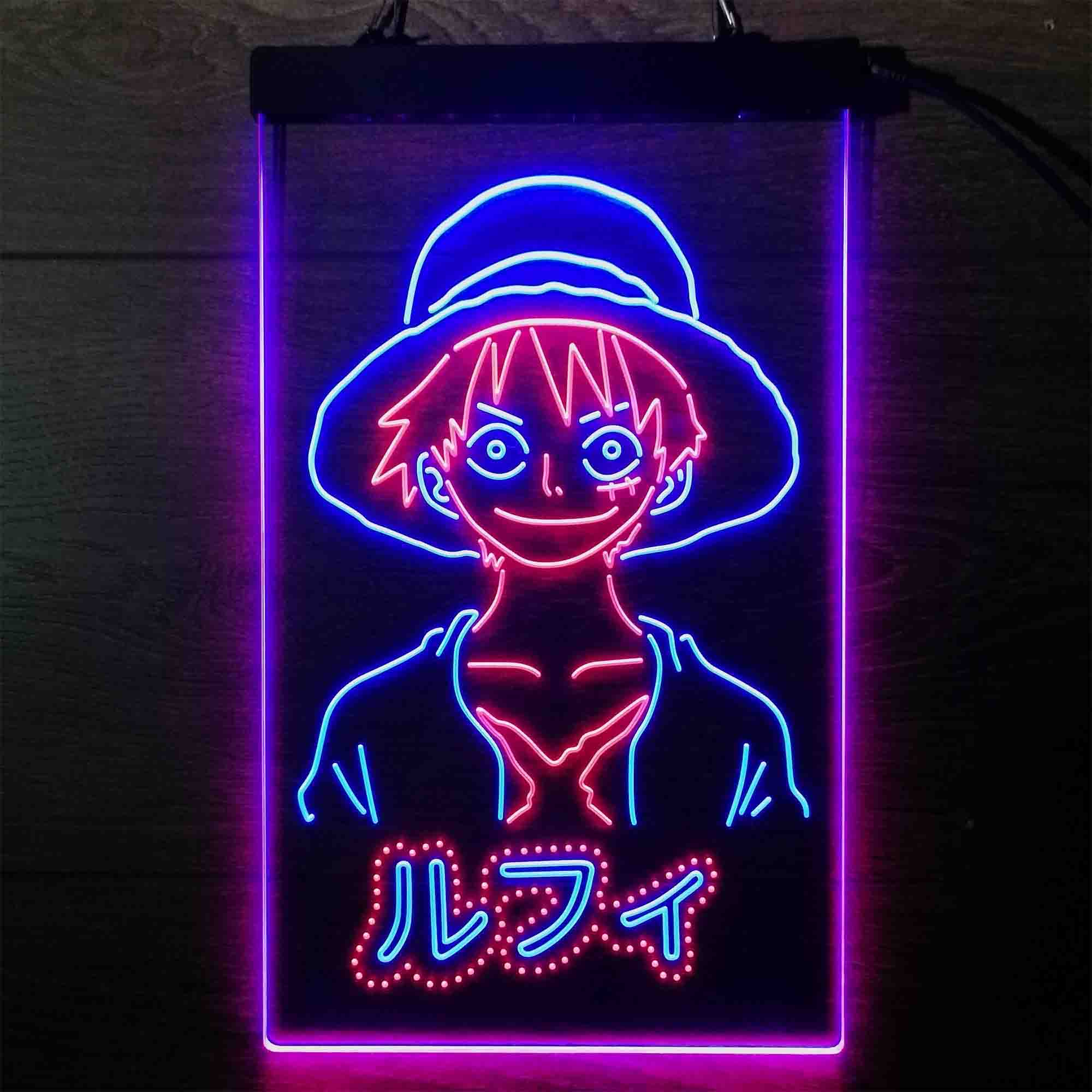 Monkey D. Luffy One Piece Neon LED Sign