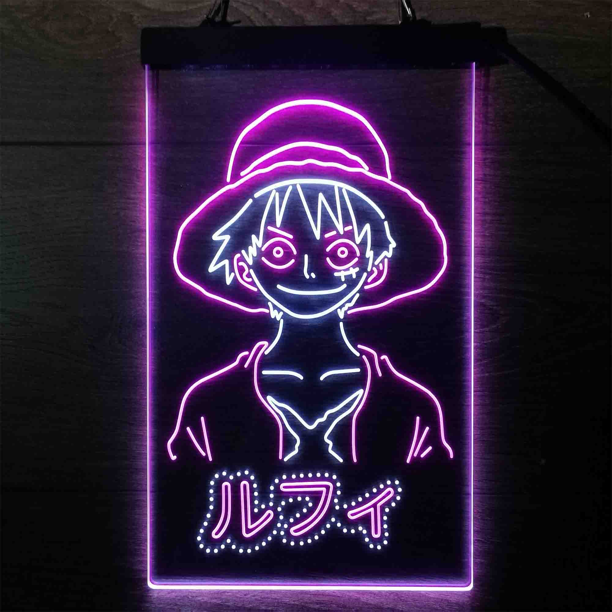 Monkey D. Luffy One Piece Neon LED Sign