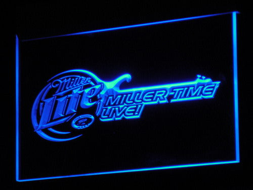 Miller Lite Miller Time Live LED Neon Sign