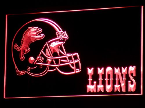 Detroit Lions LED Neon Sign