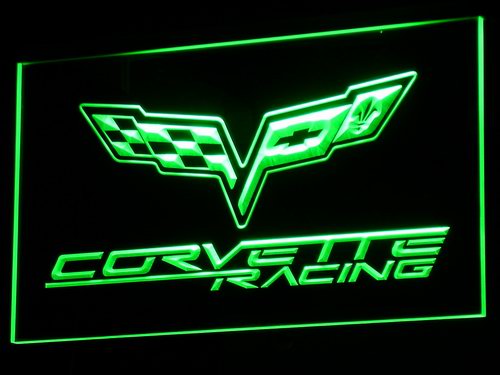 Corvette Chevrolet Racing LED Neon Sign