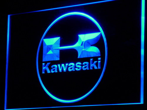 Kawasaki Racing Motorcylc LED Neon Sign