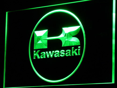 Kawasaki Racing Motorcylc LED Neon Sign