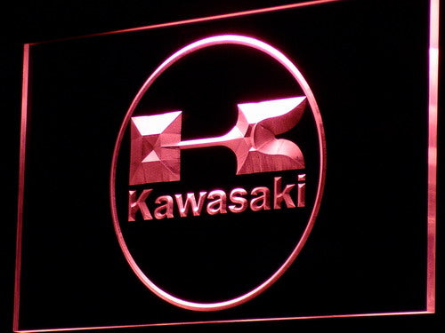 Kawasaki Racing Motorcylc LED Neon Sign