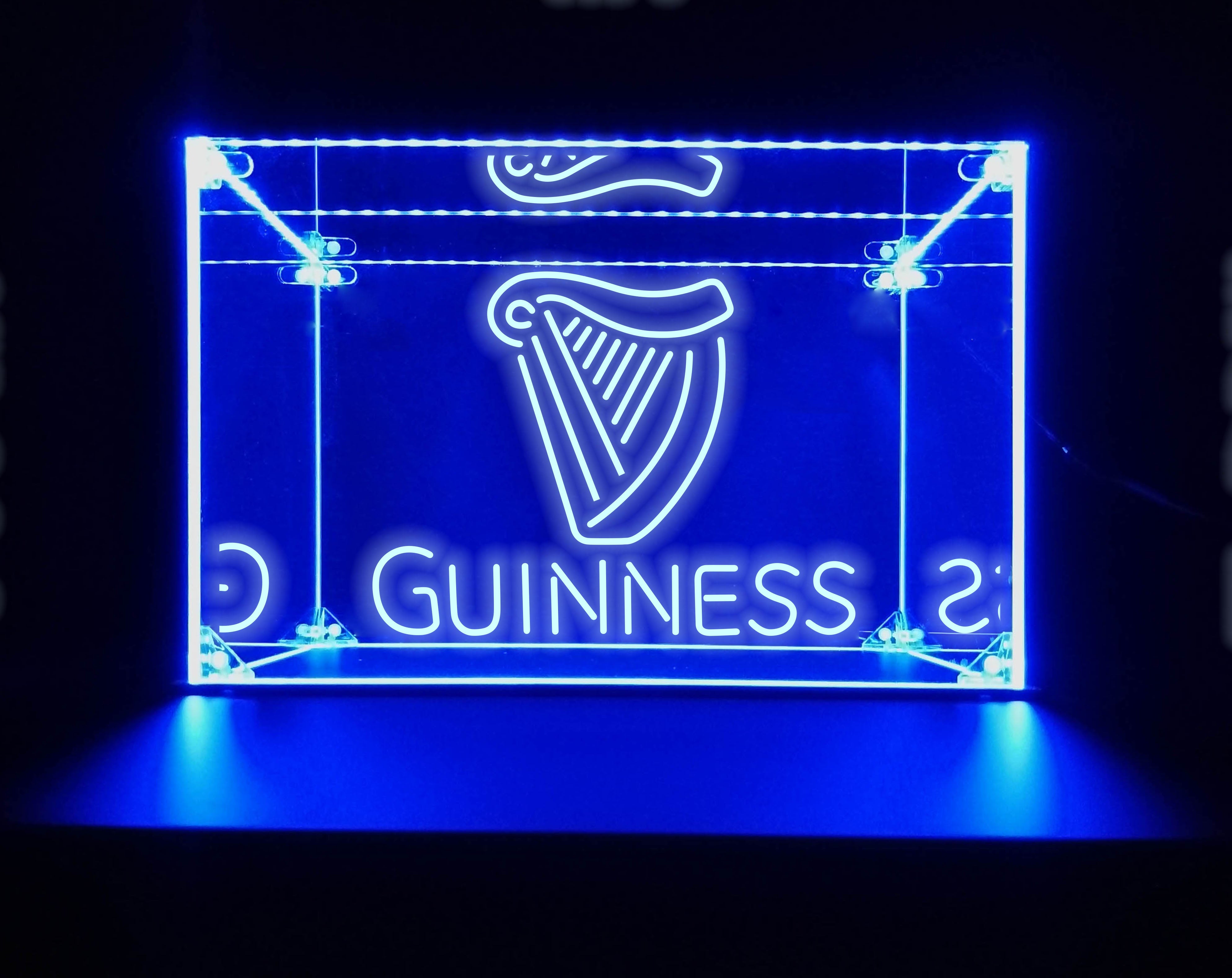 LED Display Case For Guinness Bar Liquor Bottles