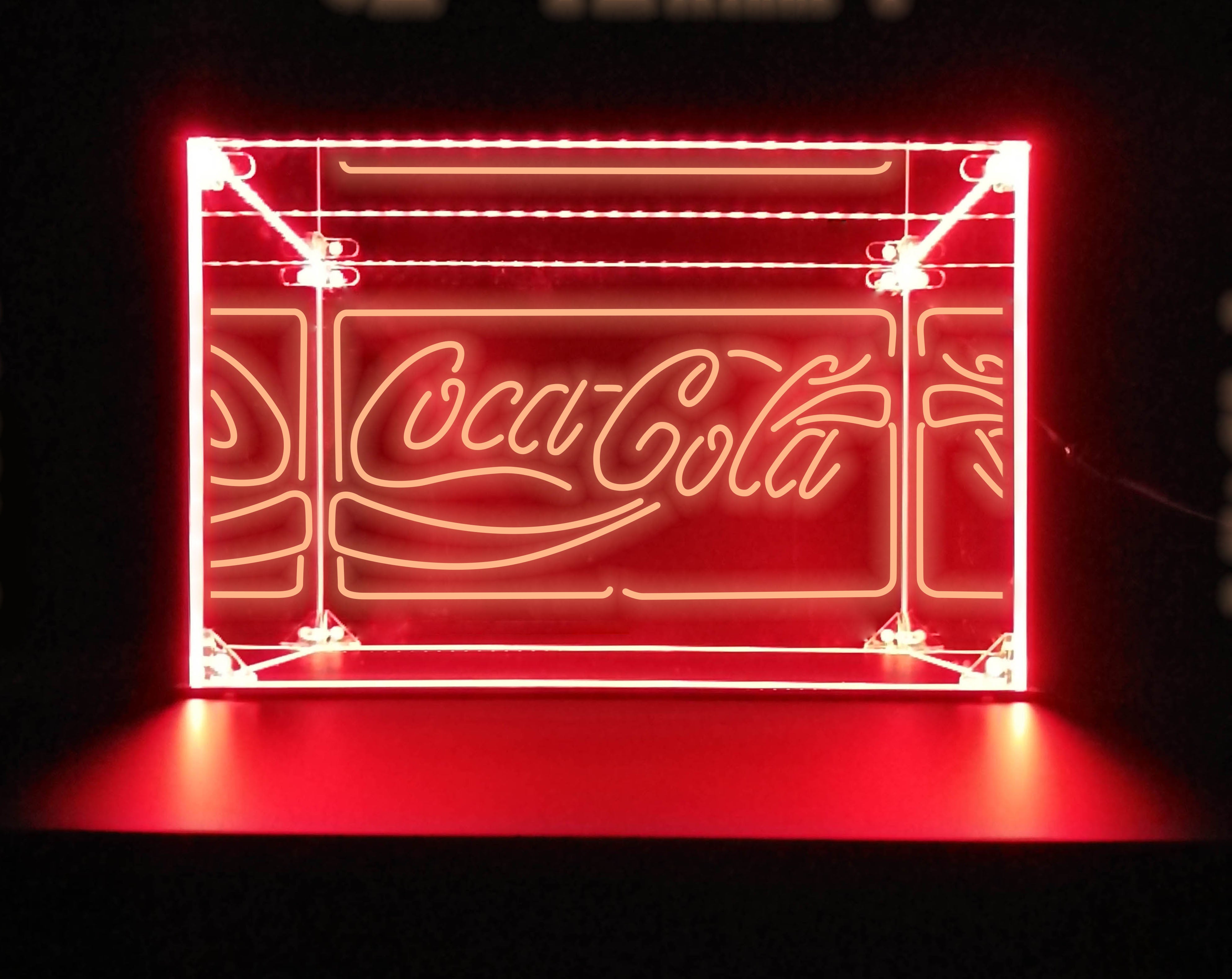 LED Display Case For Coca Cola Bar Liquor Bottles