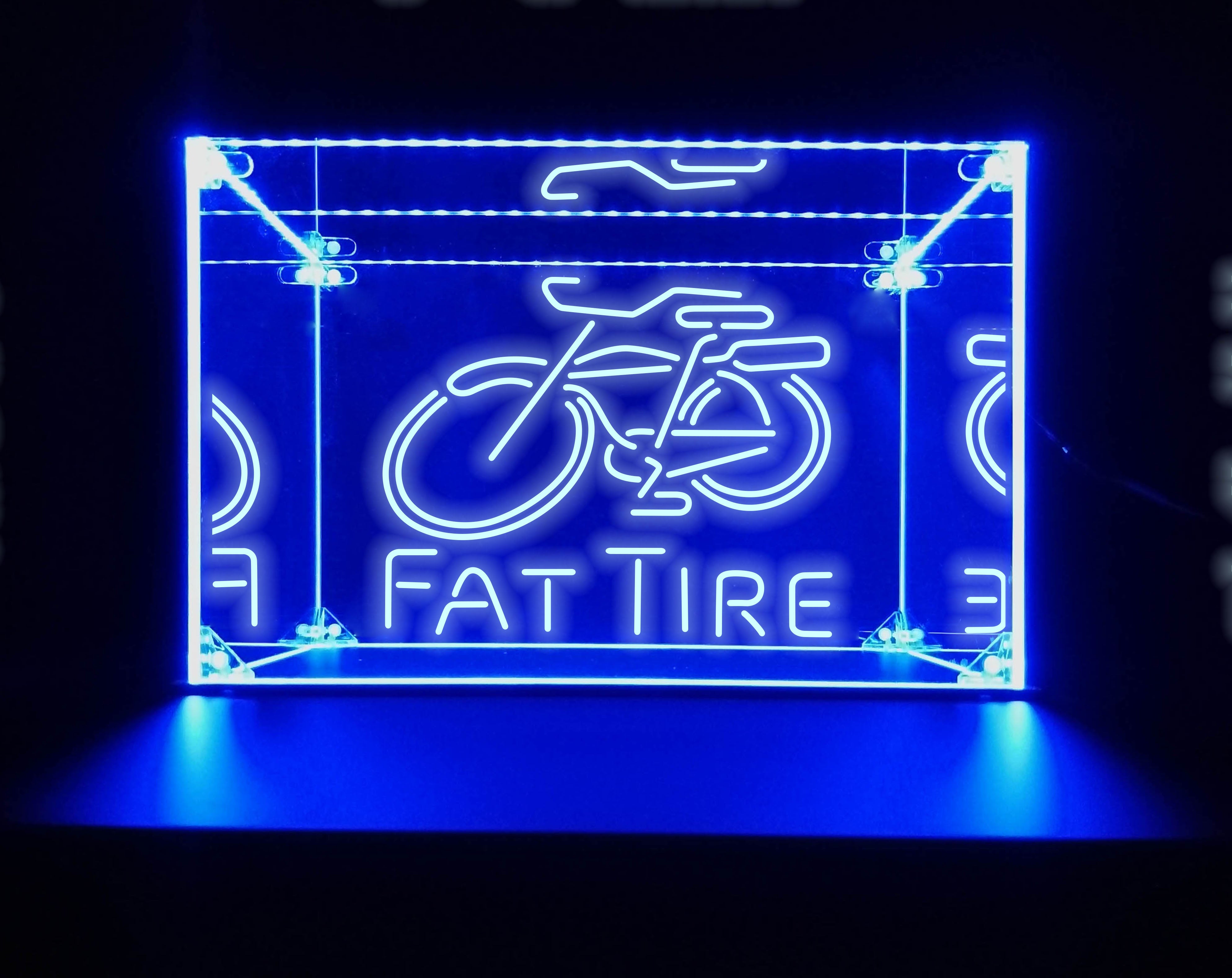 LED Display Case For Fat Tire Bar Liquor Bottles