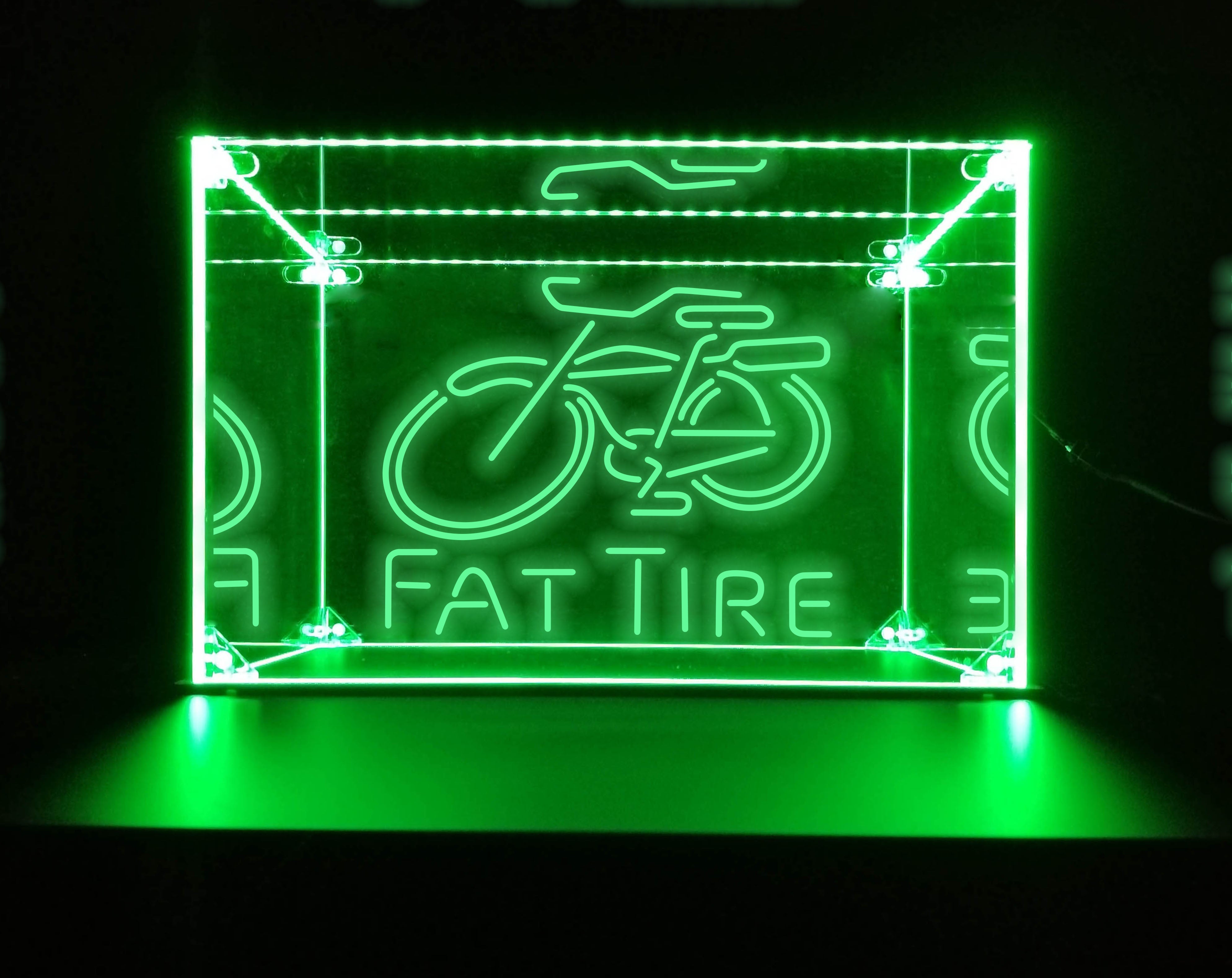 LED Display Case For Fat Tire Bar Liquor Bottles