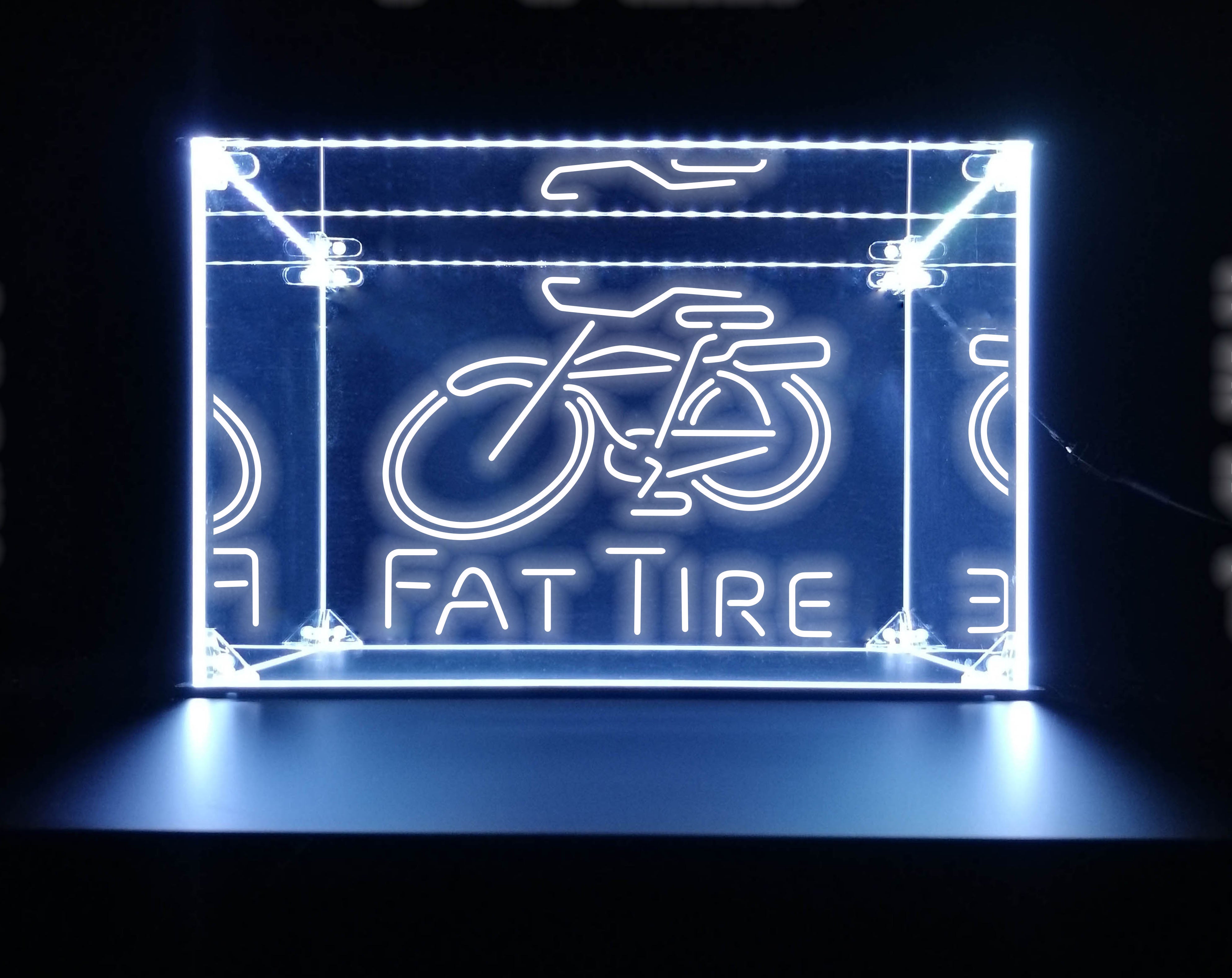 LED Display Case For Fat Tire Bar Liquor Bottles