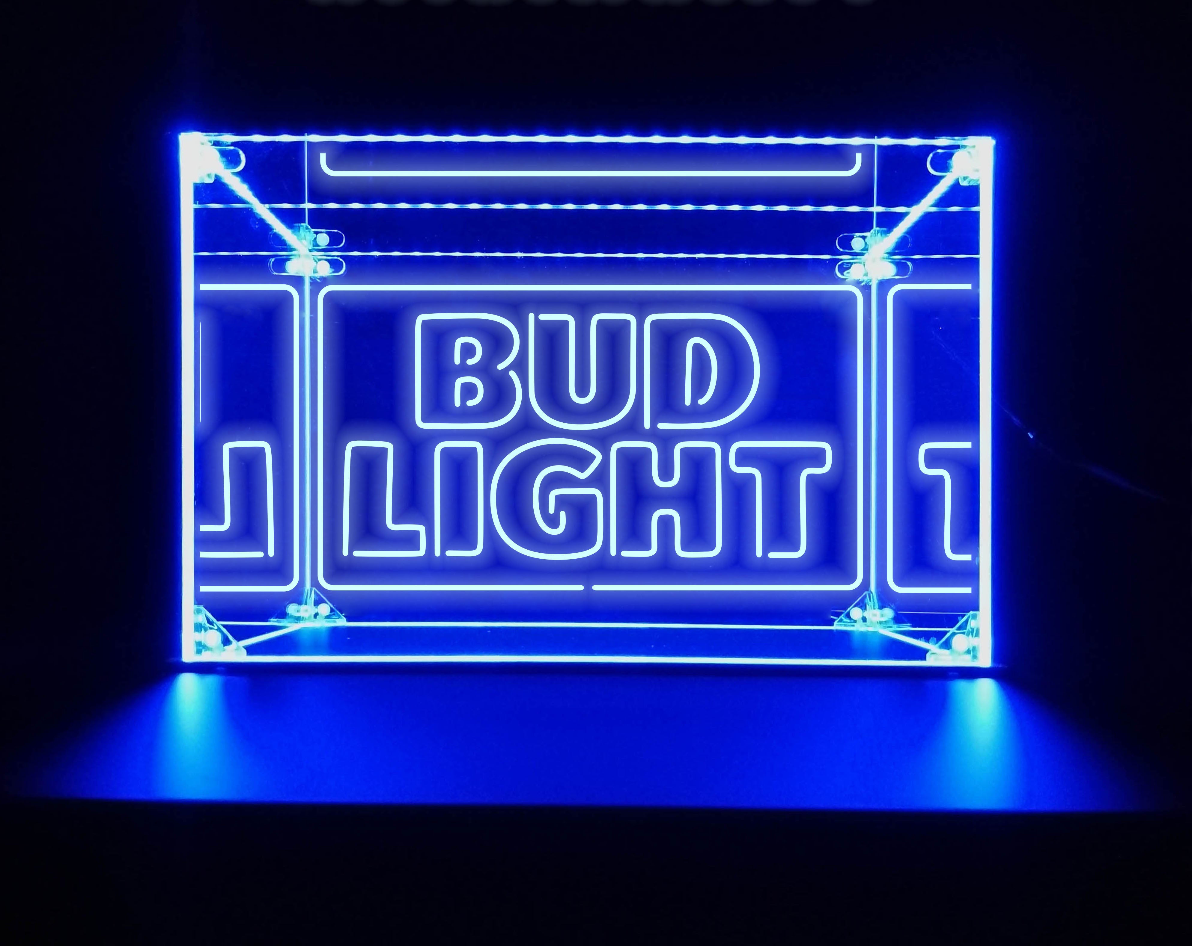 LED Display Case For Bud Light Bar Liquor Bottles