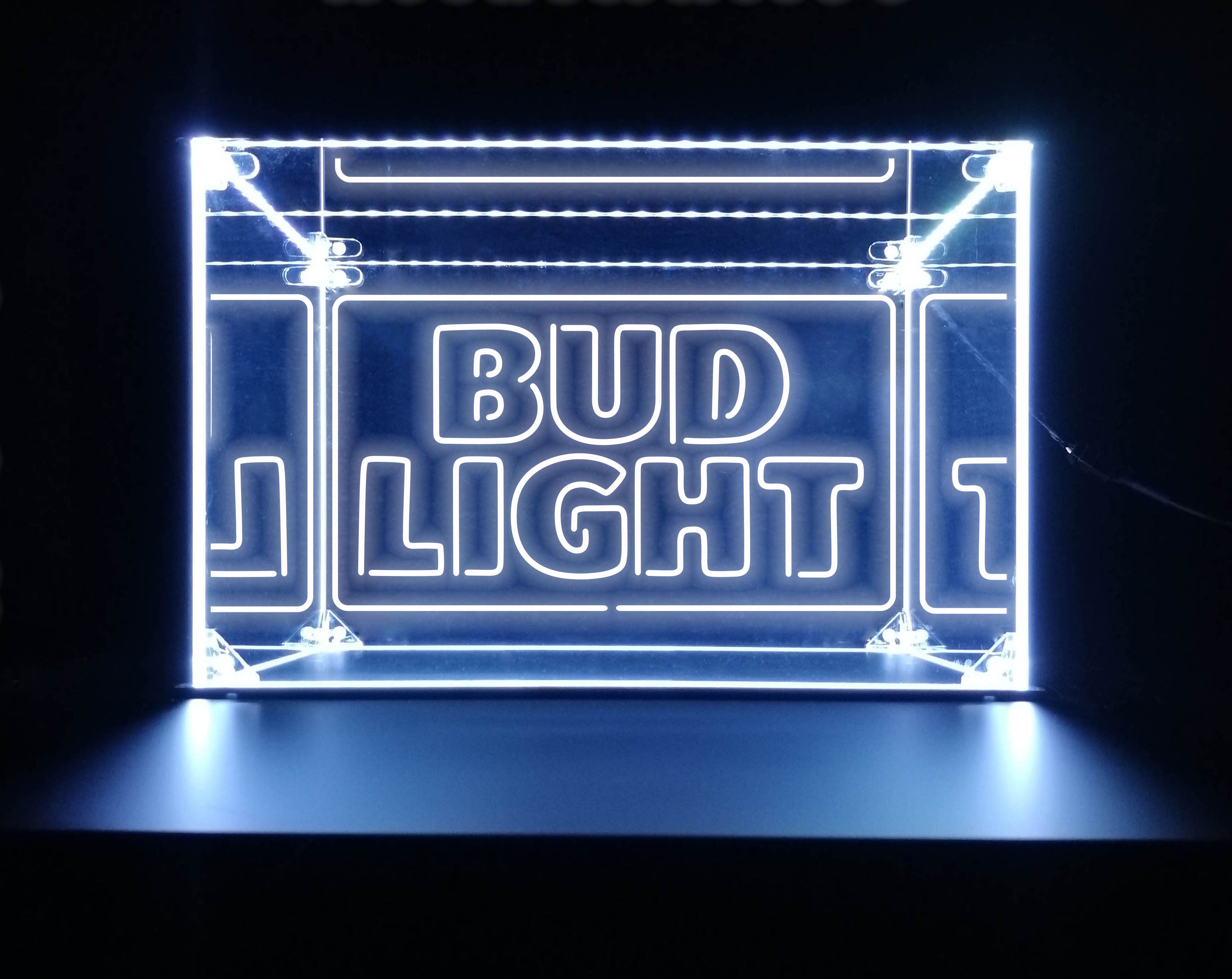 LED Display Case For Bud Light Bar Liquor Bottles