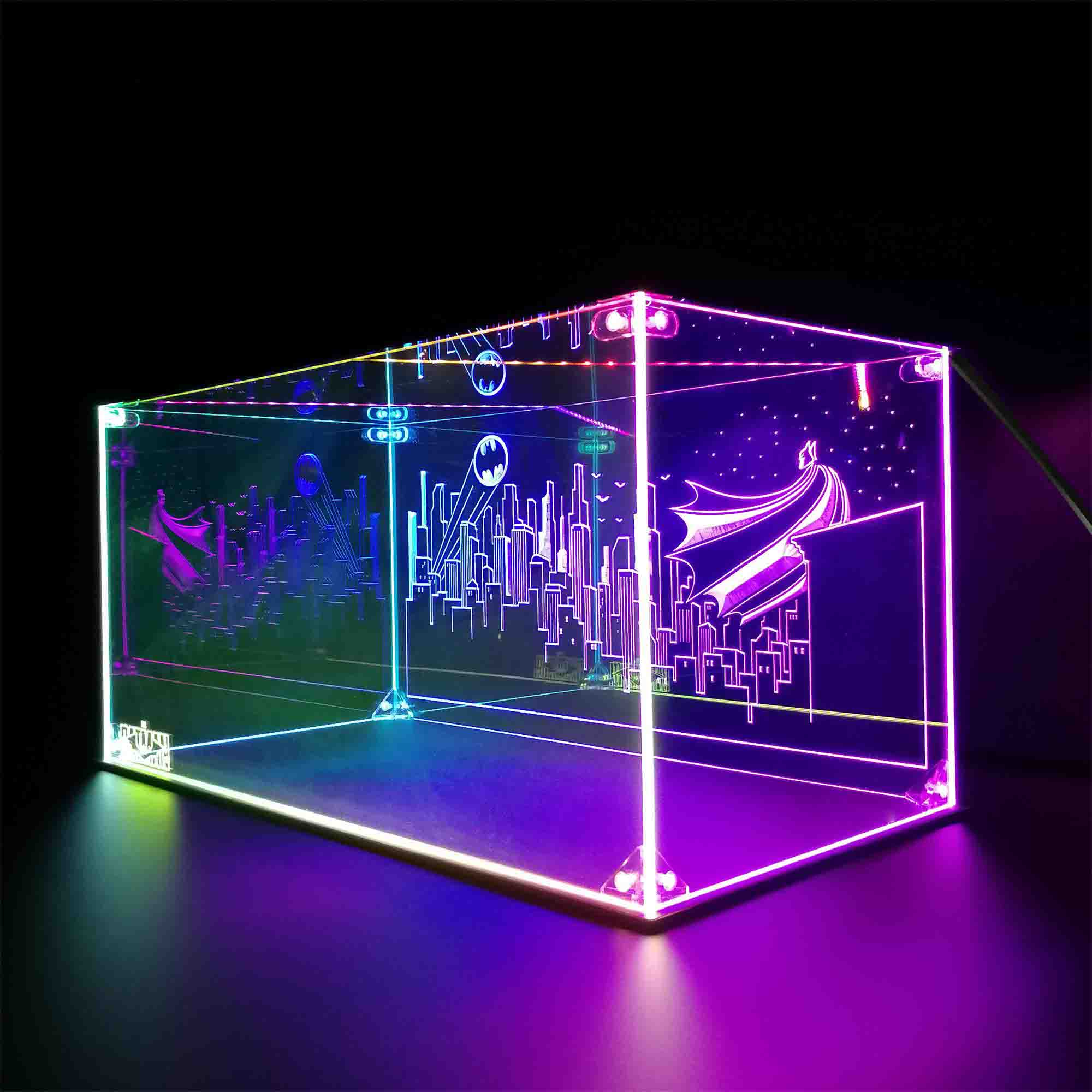 Custom LED Display Case For Lego Minifigure, Collectible Figures, Funko Pop, Diecast Car Models