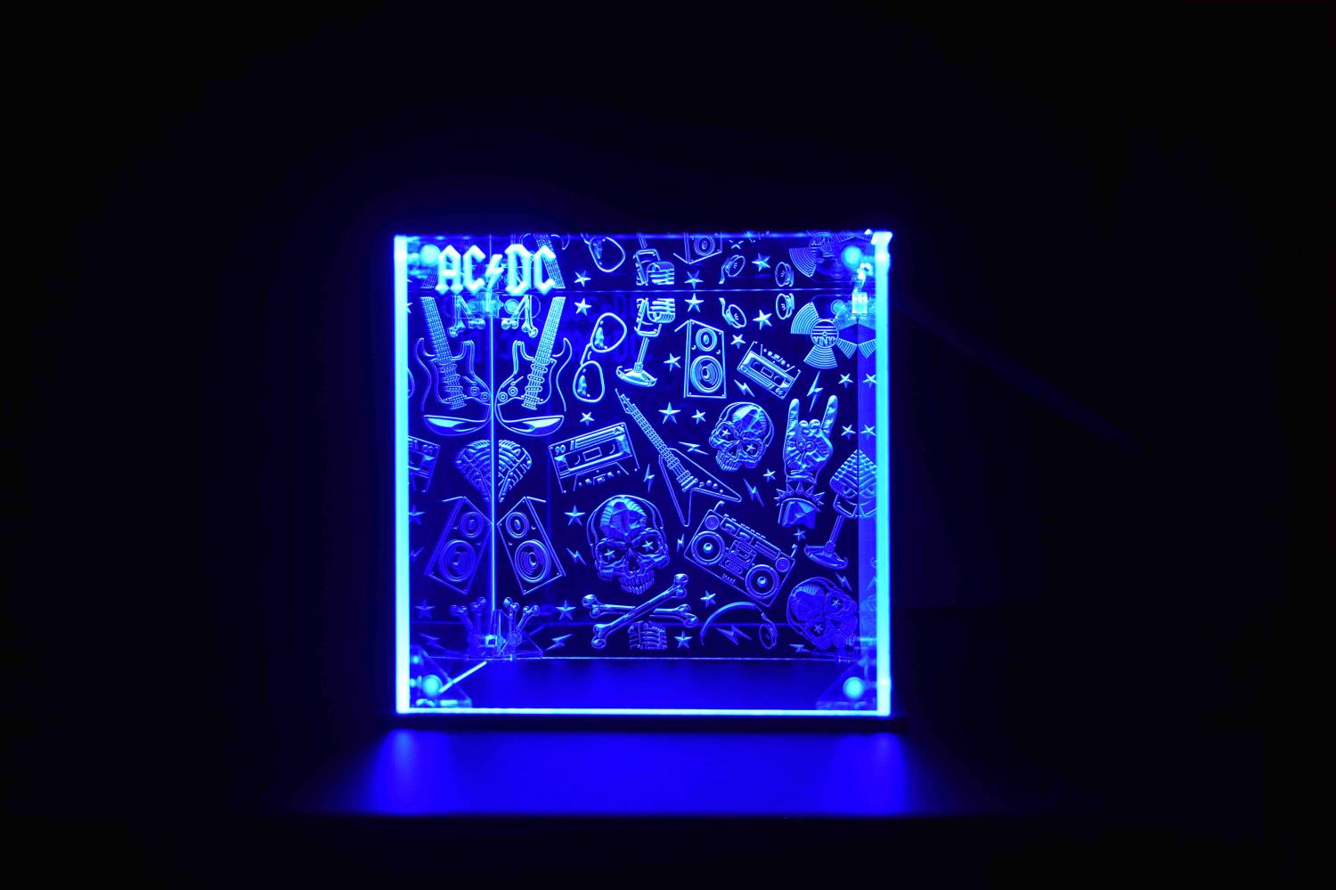 Custom LED Display Case For Band Collectibles