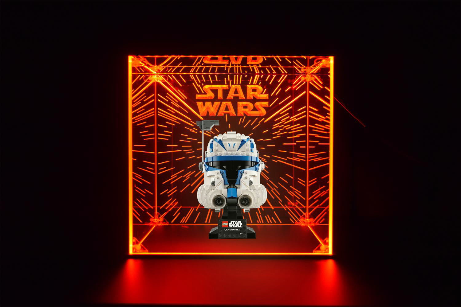LED Display Case For Lego 75305 Scout Trooper™ Helmet, Collectible Figures