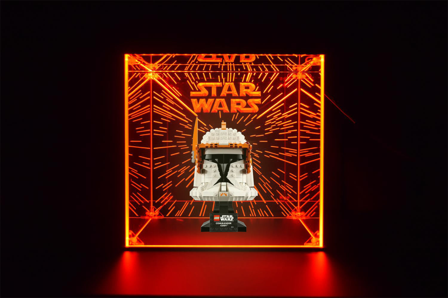 LED Display Case For Lego Stormtrooper Helmet, Collectible Figures