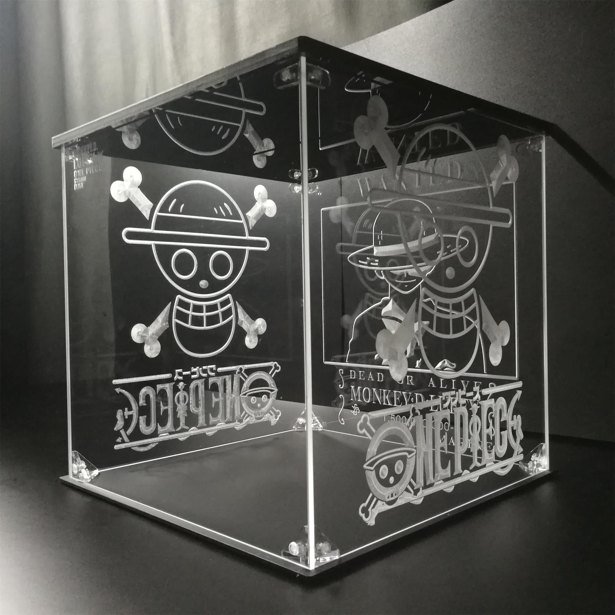 LED Display Case For Luffy Anime Action Figure, One Piece Collectible LED Display Case For Luffy Anime Action Figure, One Piece Collectible