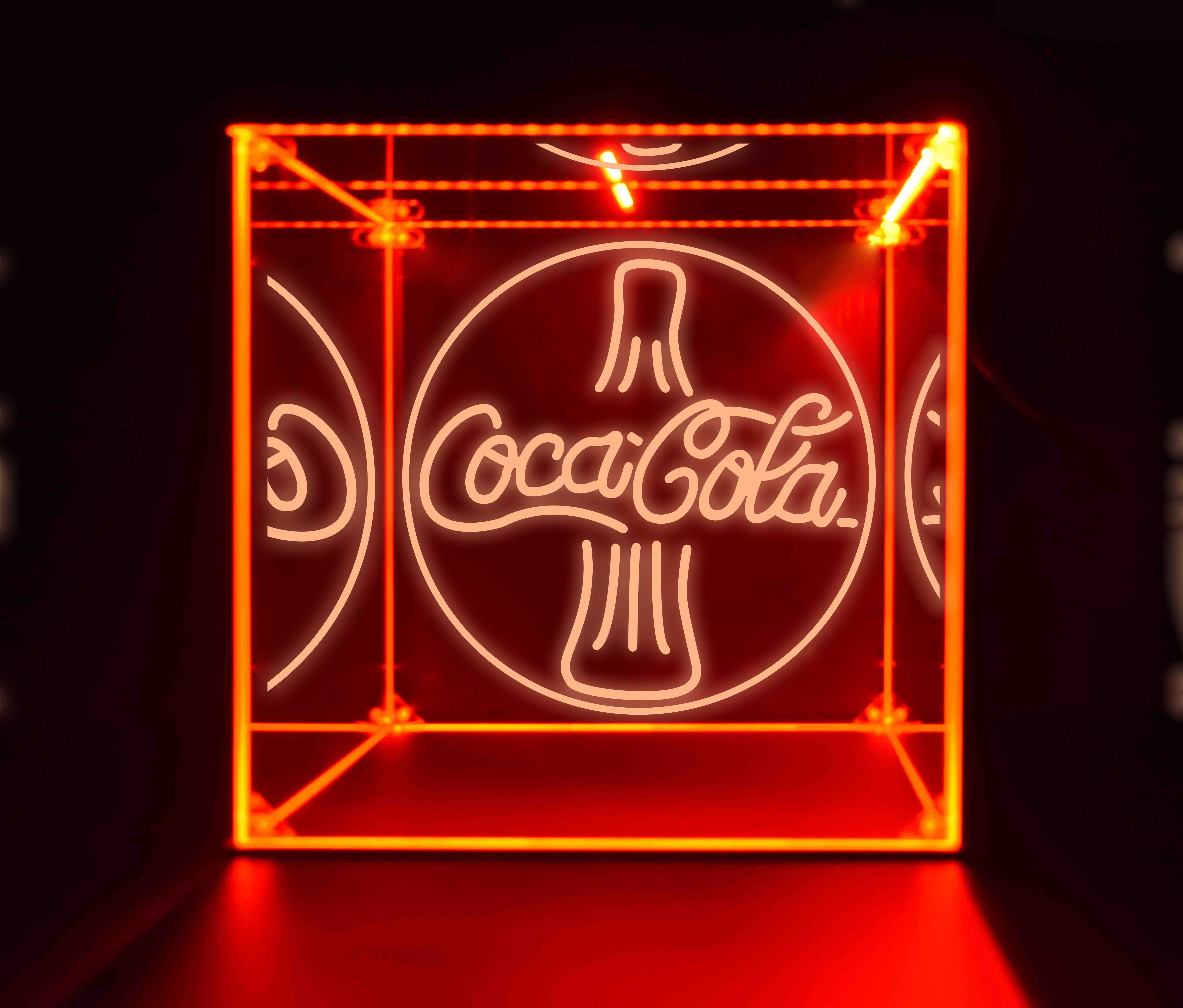 Wine, Champagne, Liquor, Beverage Bottle LED Display Case, Coca Cola Collection