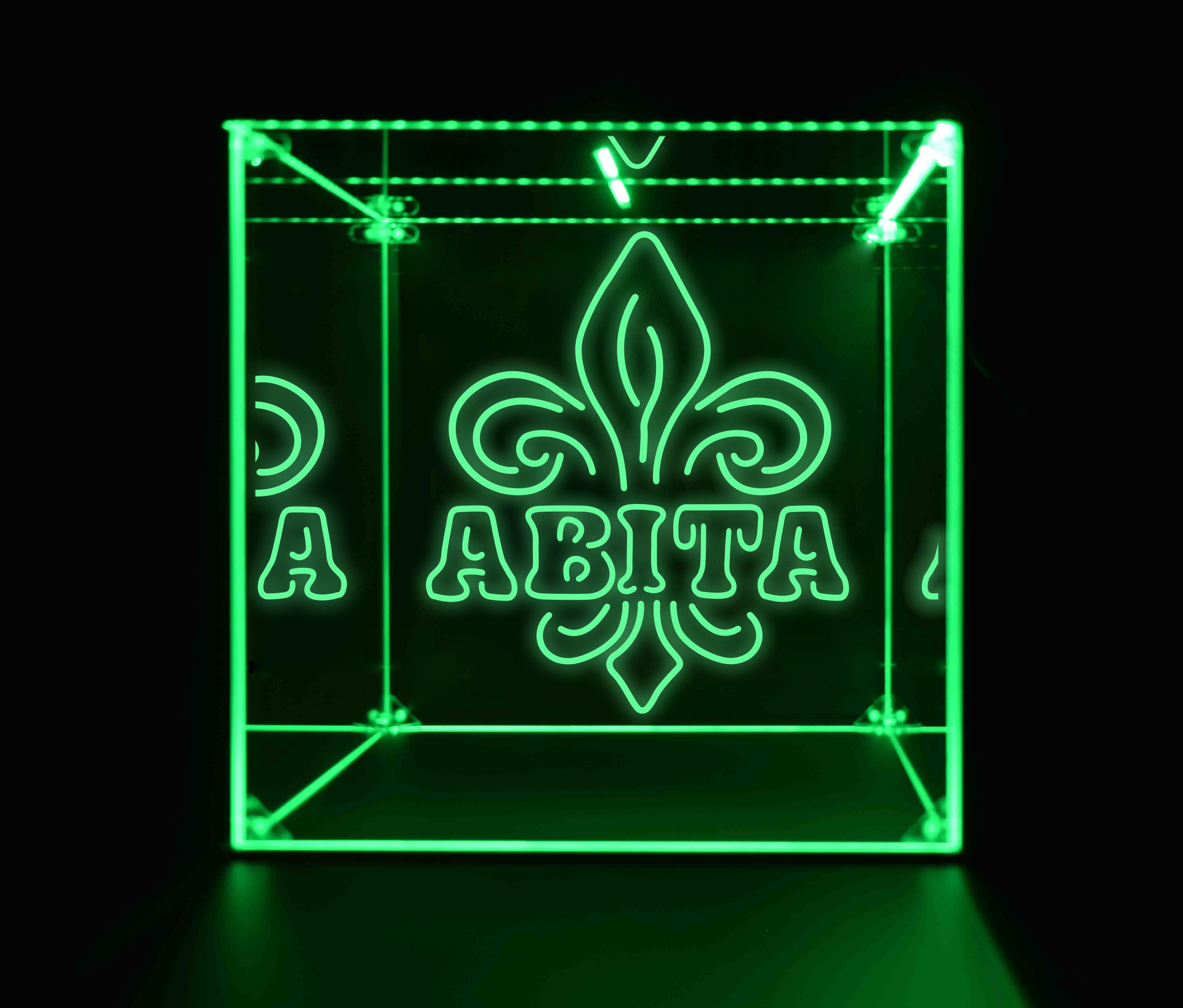 Wine, Champagne, Liquor, Beverage Bottle LED Display Case, Abita Collection