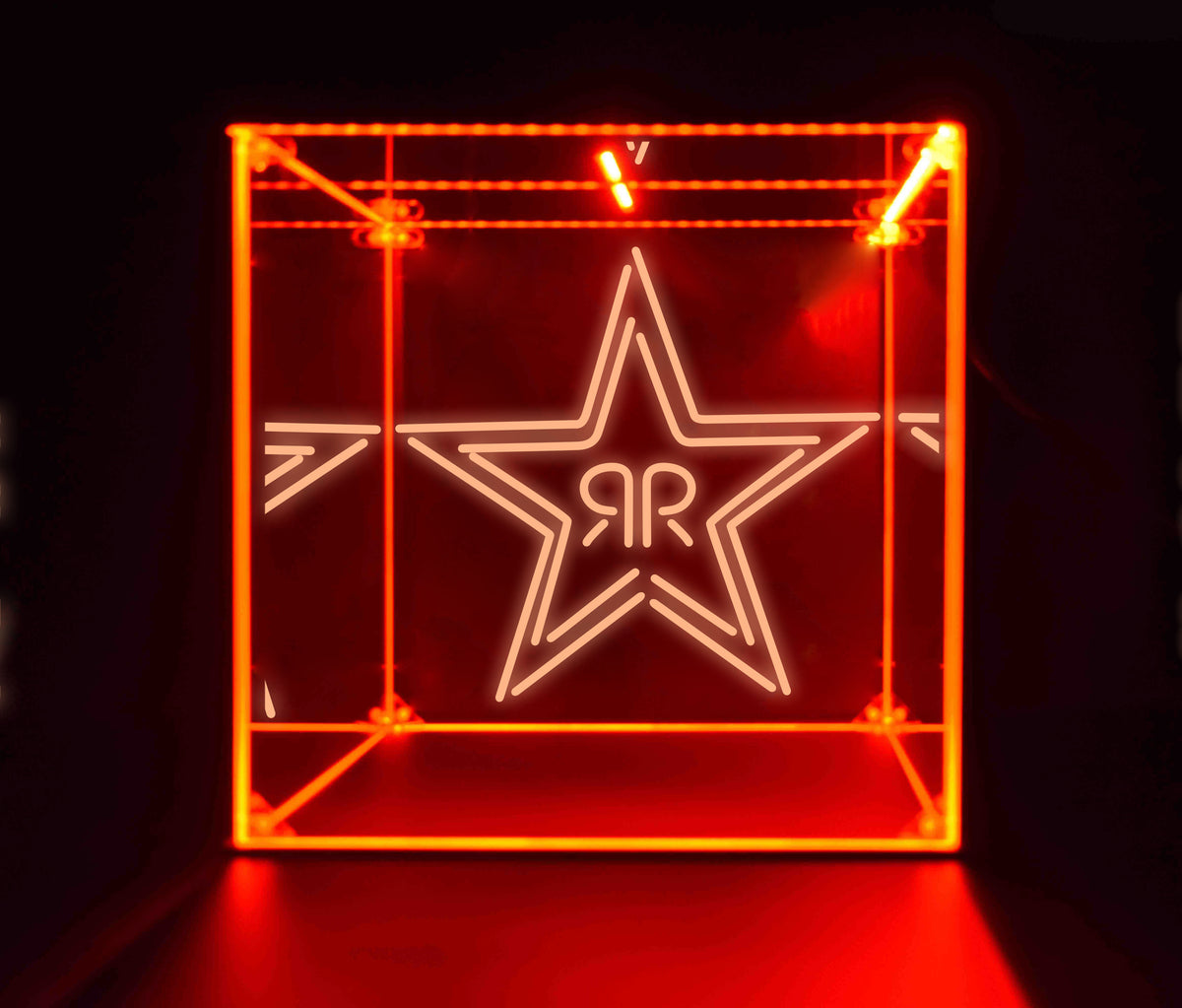 Wine, Champagne, Liquor, Beverage Bottle LED Display Case, Rockstar Co