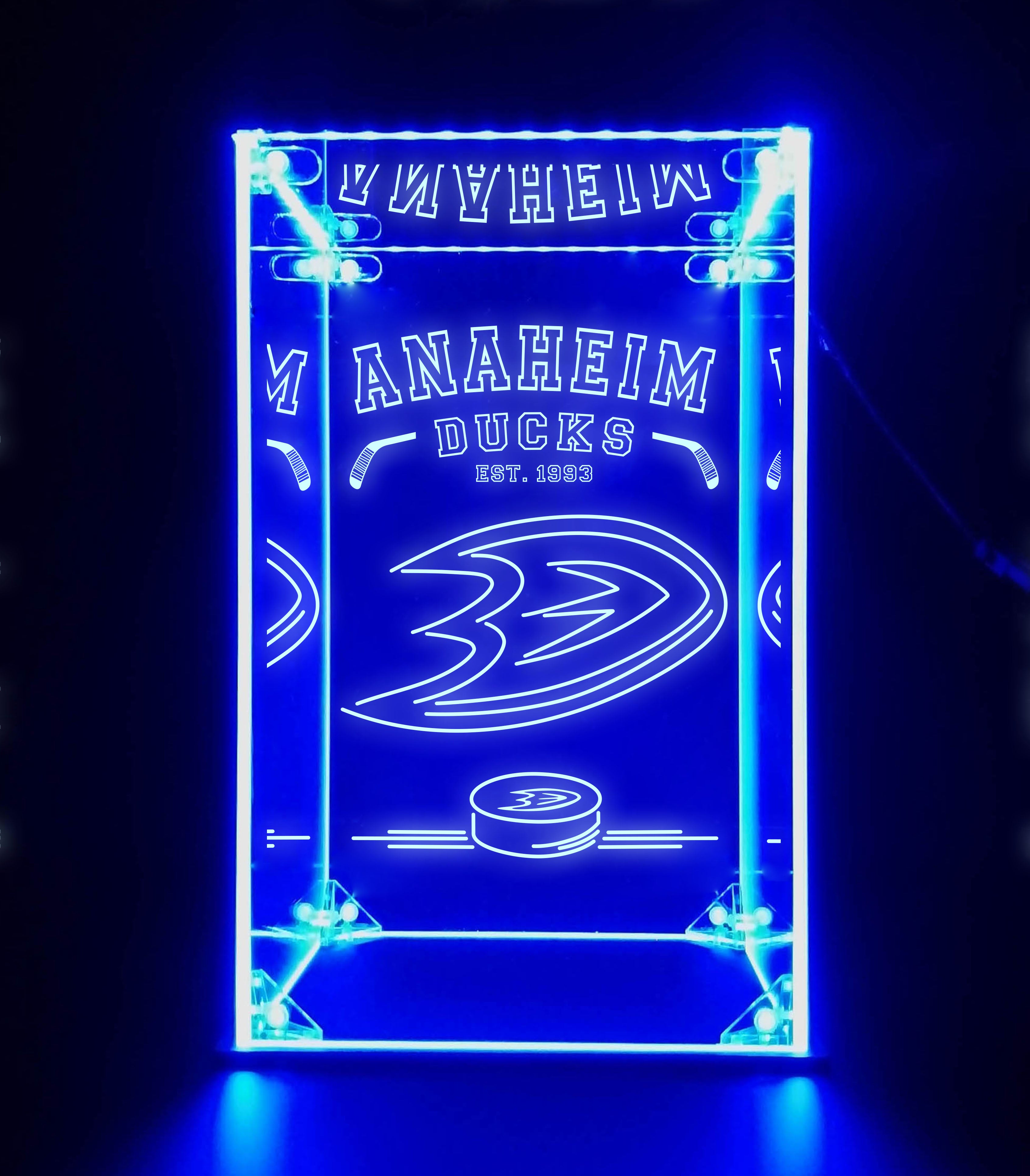 LED Display Case For Anahemi Ducks Sports Memorabilia