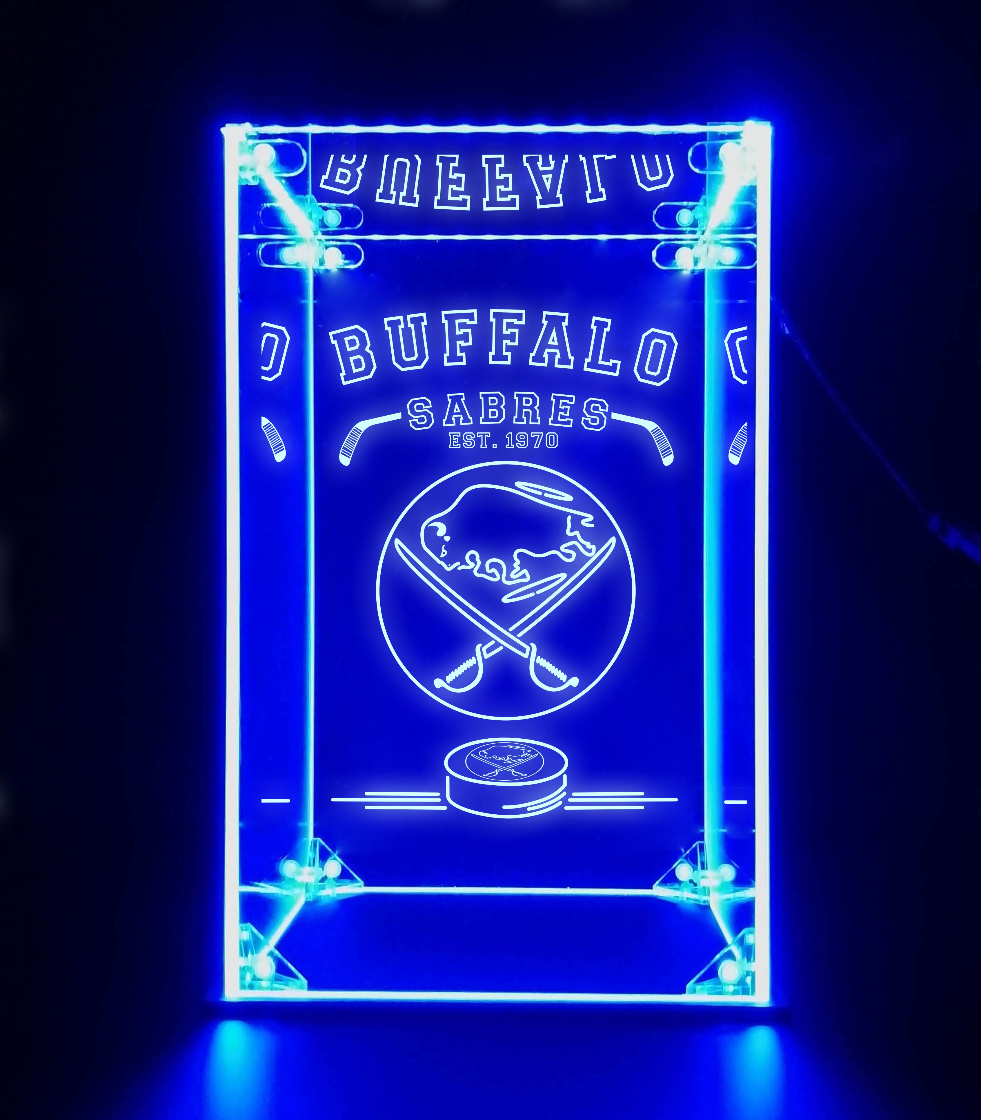 LED Display Case For Buffalo Sabres Sports Memorabilia