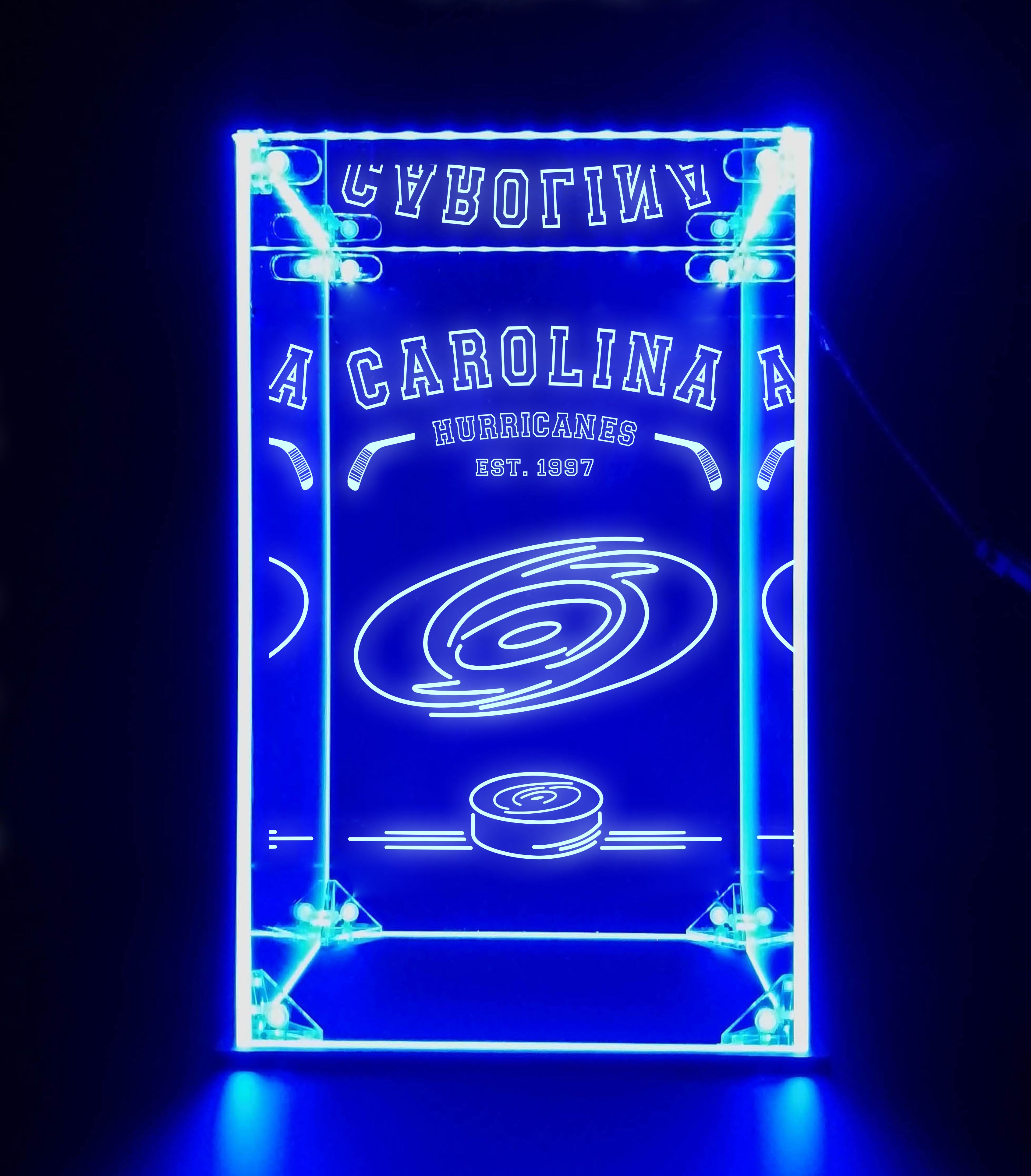 LED Display Case For Carolina Hurricanes Sports Memorabilia