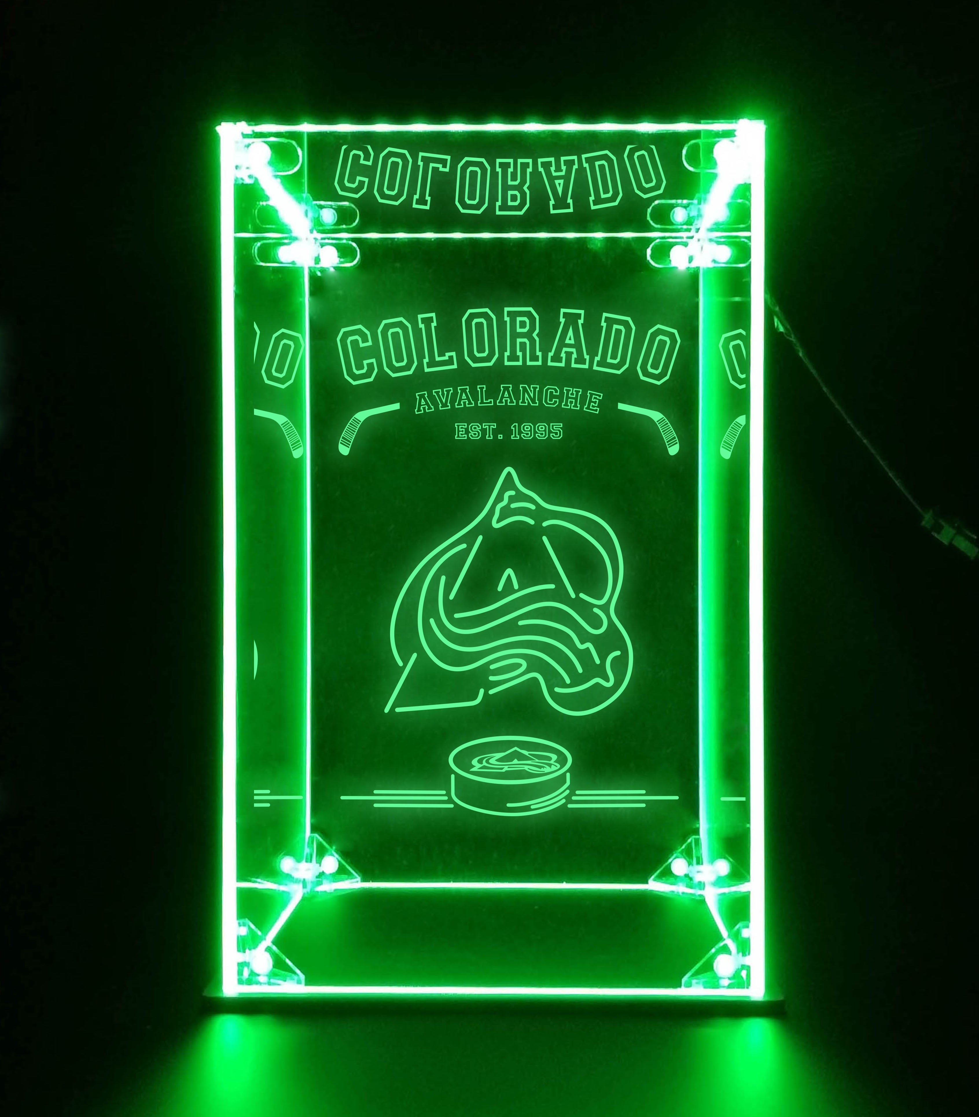 LED Display Case For Colorado Avalanche Sports Memorabilia