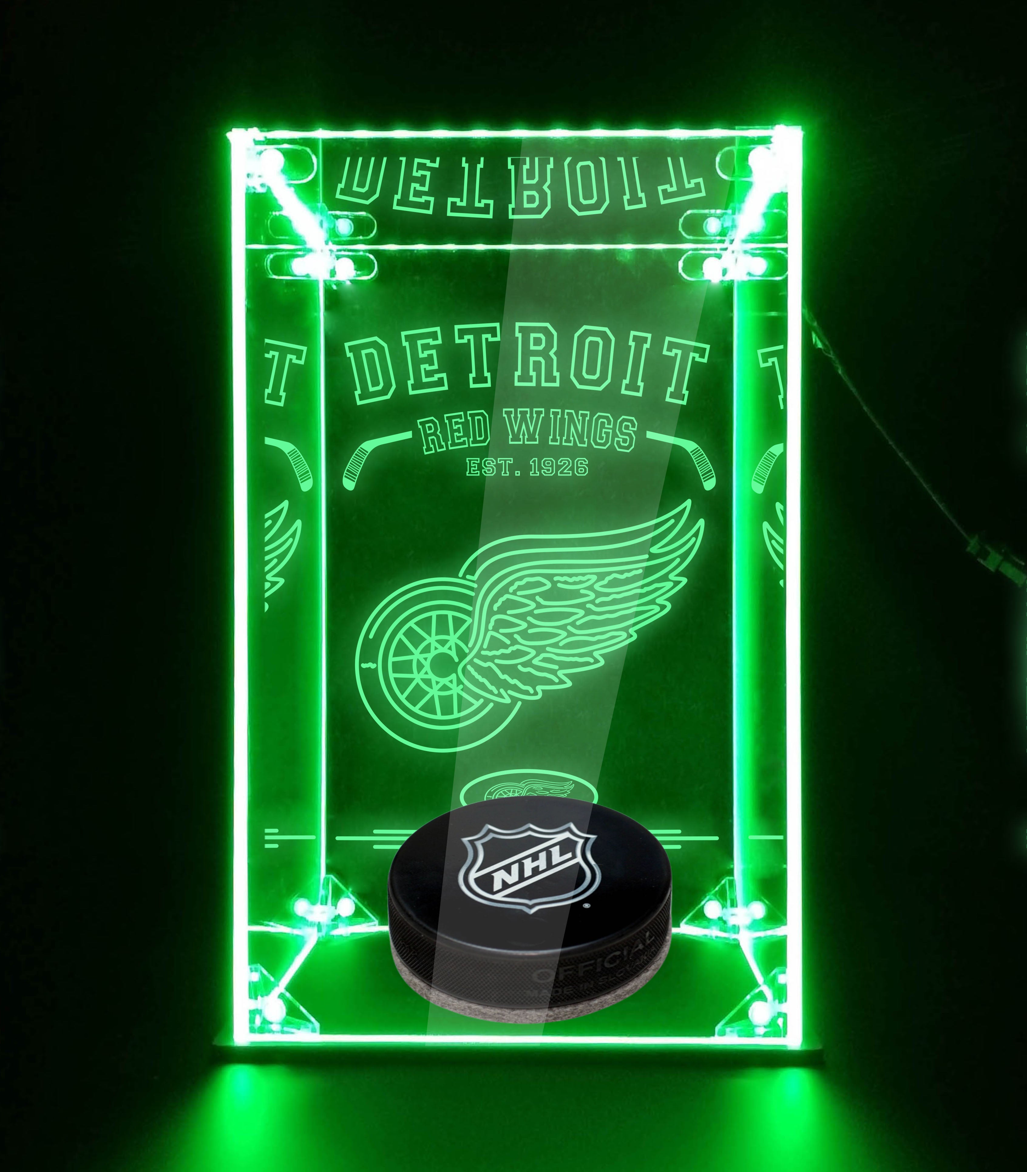 LED Display Case For Detroit Red Wings Sports Memorabilia