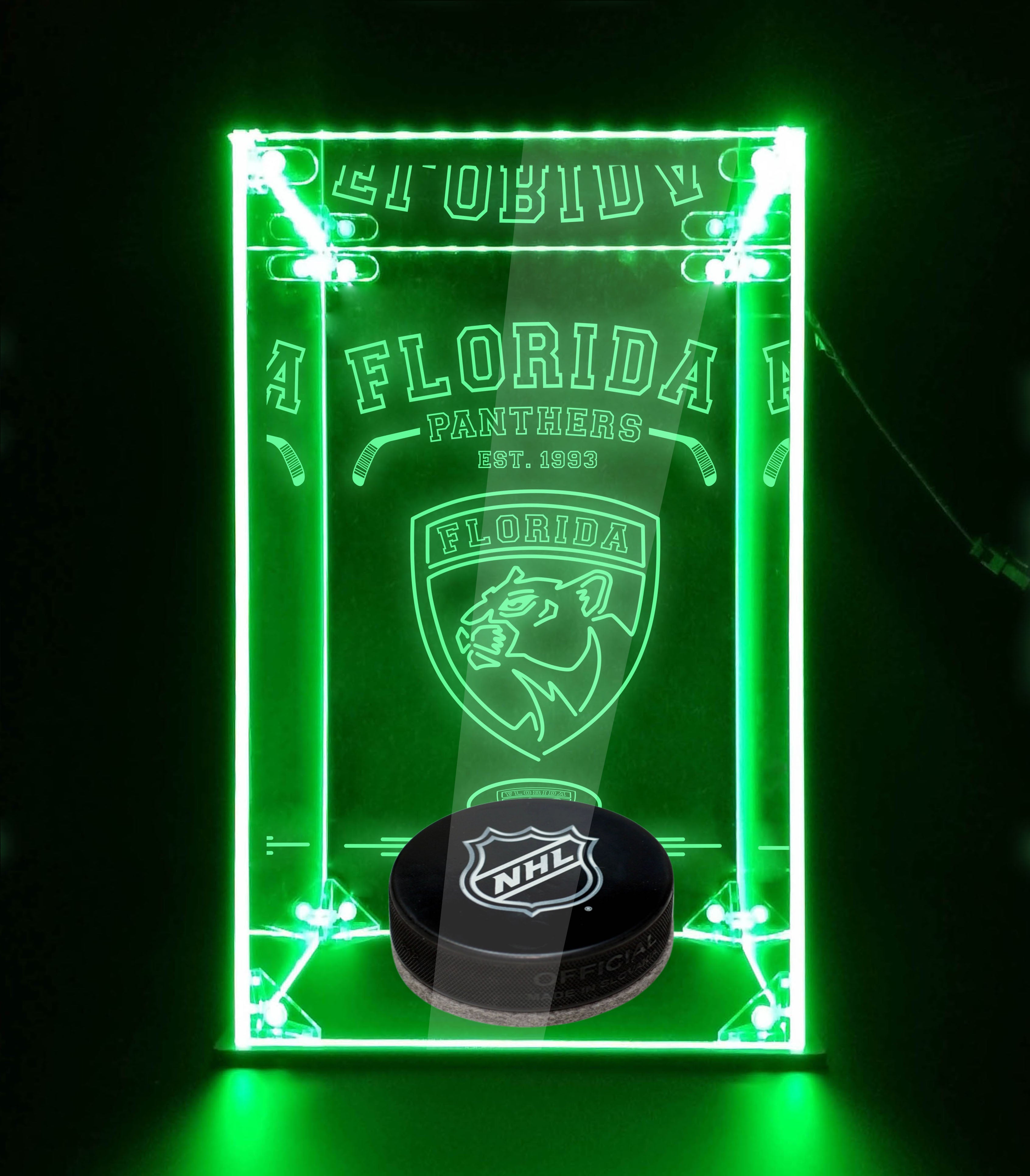 LED Display Case For Florida Panthers Sports Memorabilia