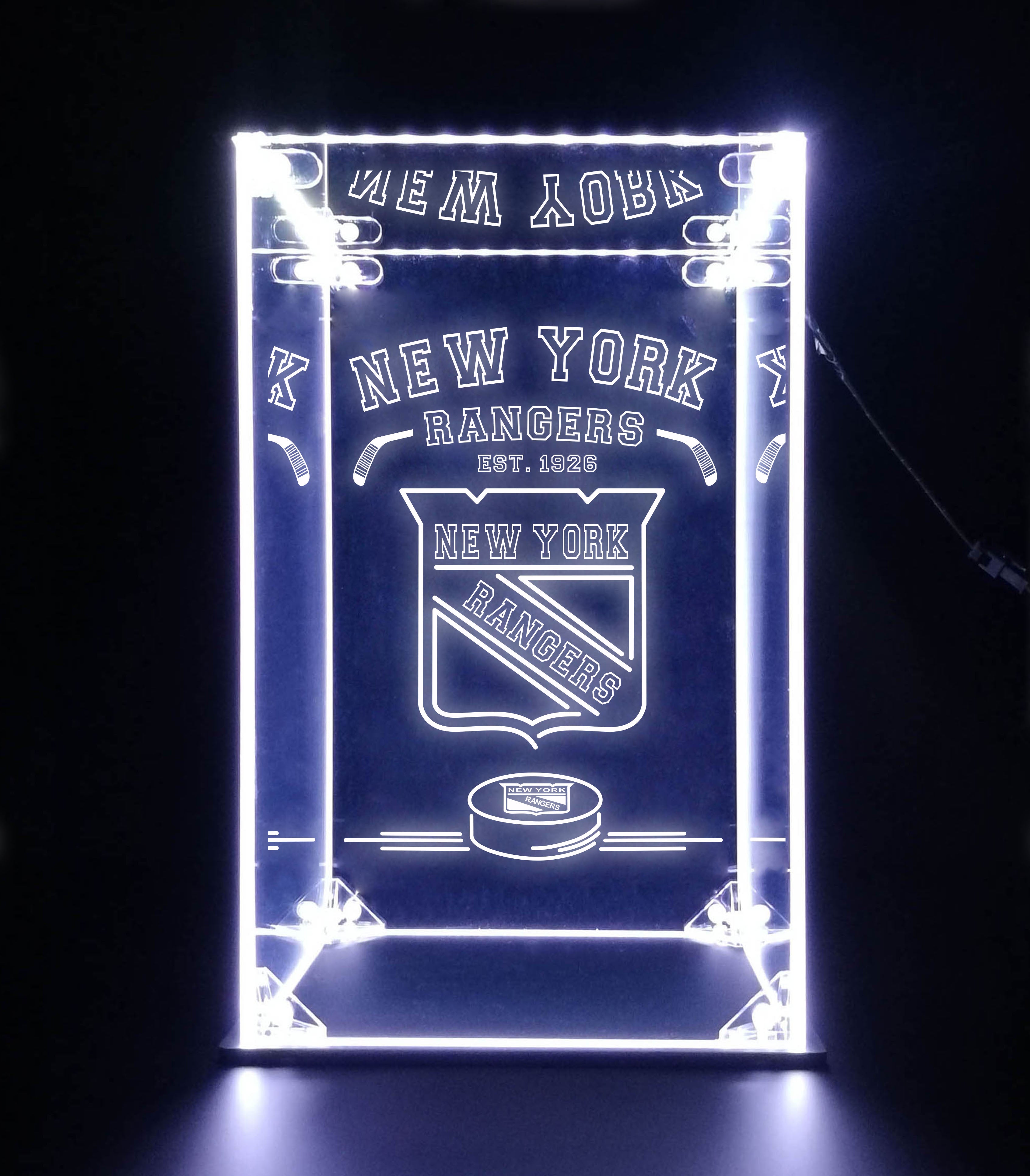 LED Display Case For New York Rangers Sports Memorabilia