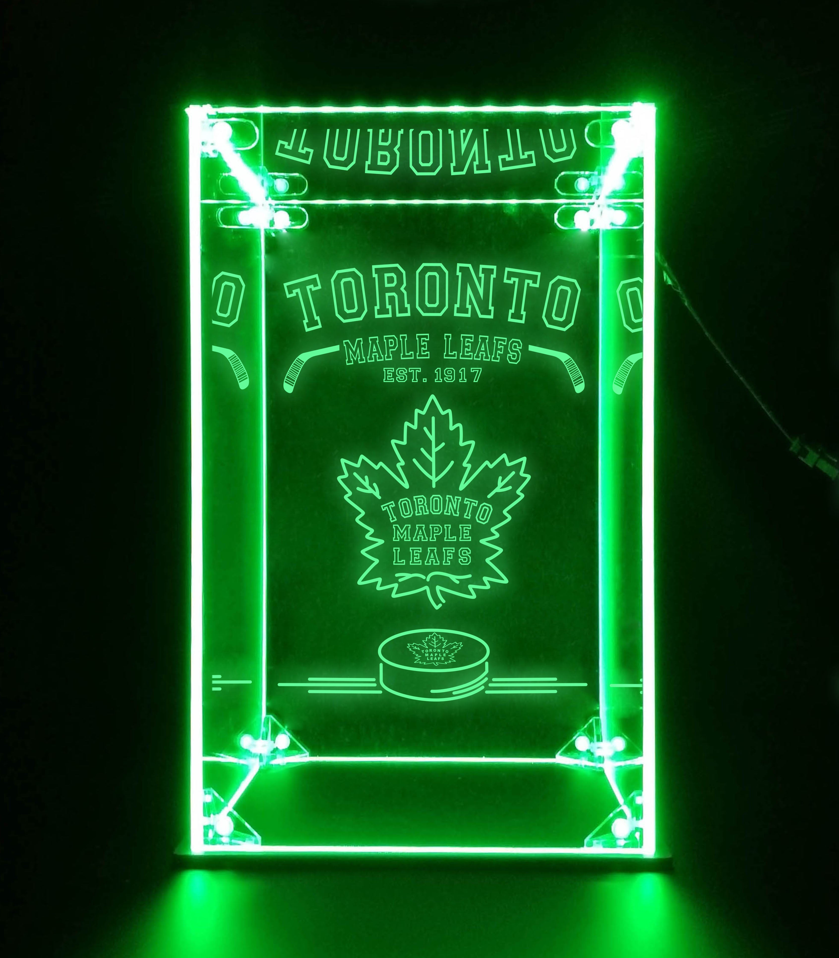 LED Display Case For Toronto Maple Leaf Sports Memorabilia