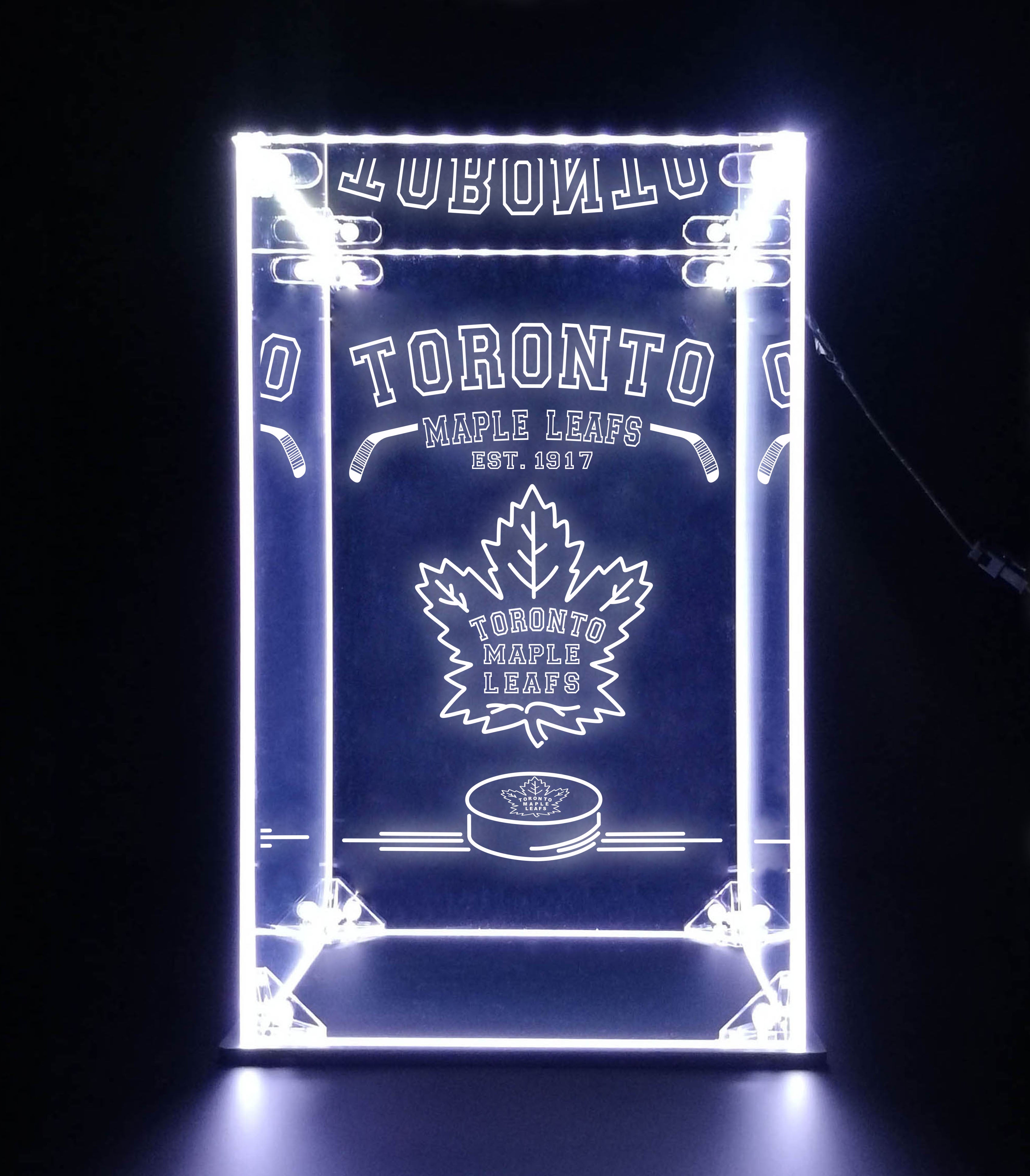 LED Display Case For Toronto Maple Leaf Sports Memorabilia