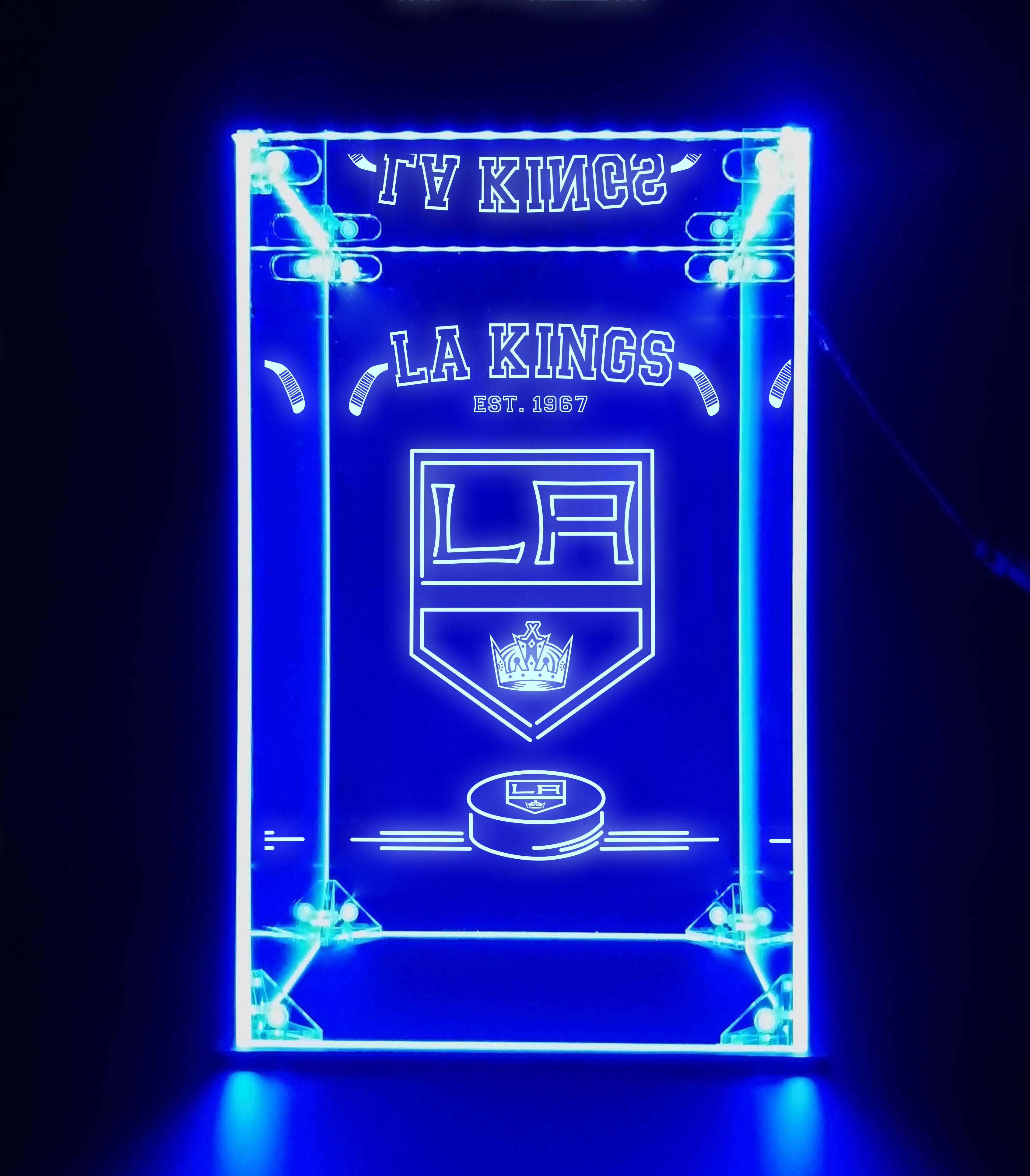 LED Display Case For LA Kings Sports Memorabilia