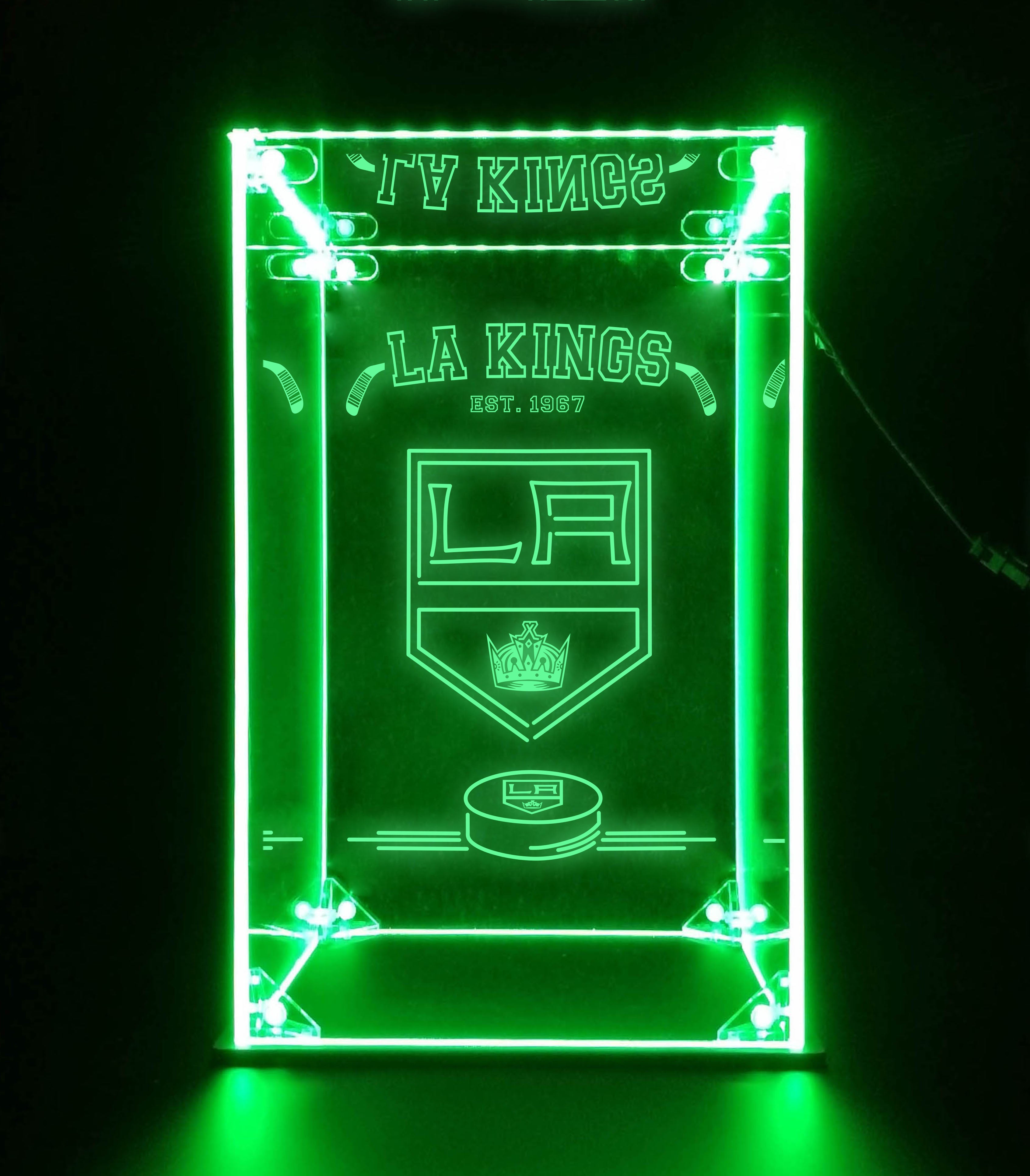 LED Display Case For LA Kings Sports Memorabilia