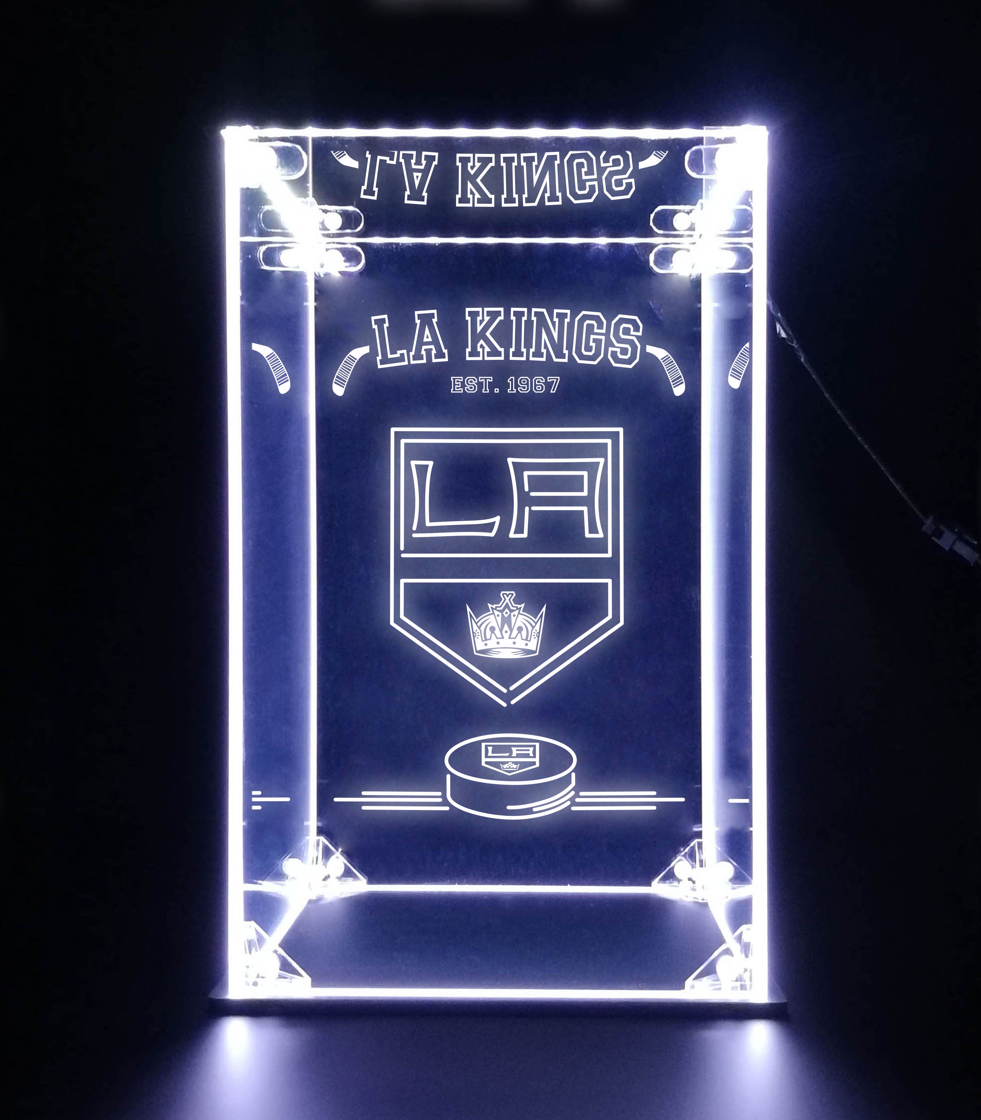 LED Display Case For LA Kings Sports Memorabilia