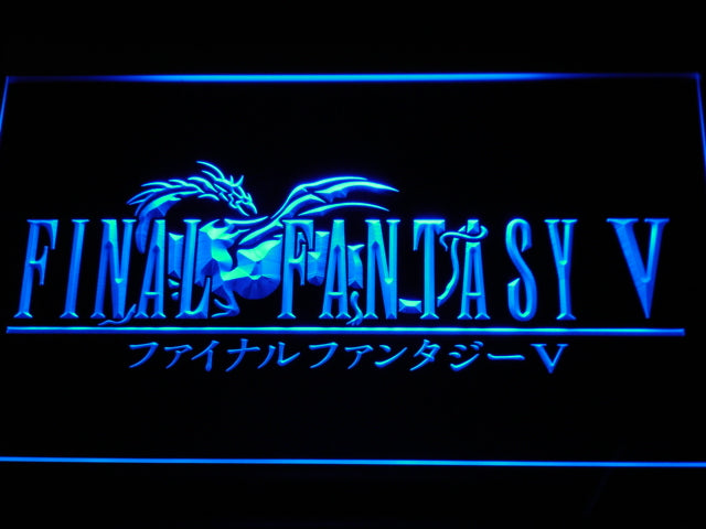 Final Fantasy V FF5 LED Neon Sign