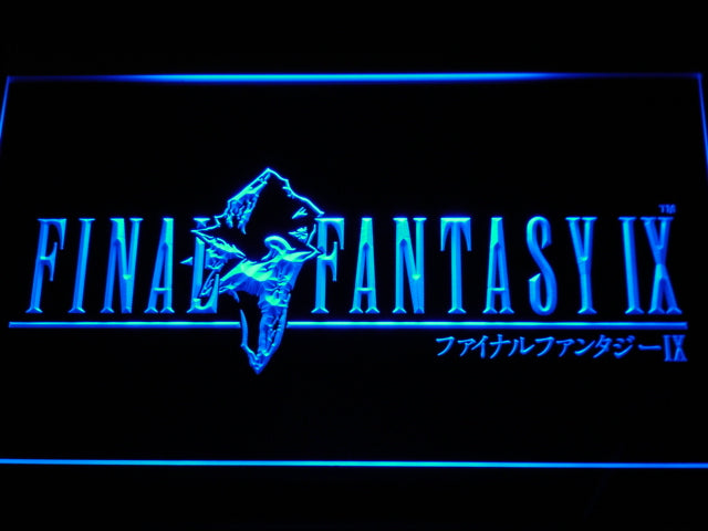 Final Fantasy IX TV Game LED Neon Sign