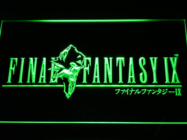 Final Fantasy IX TV Game LED Neon Sign