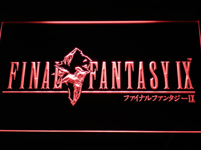 Final Fantasy IX TV Game LED Neon Sign