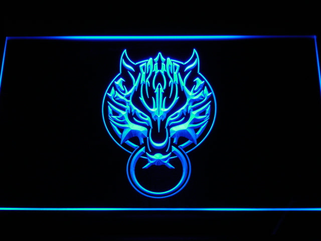 Final Fantasy VII 7 Cloudy Wolf LED Neon Sign