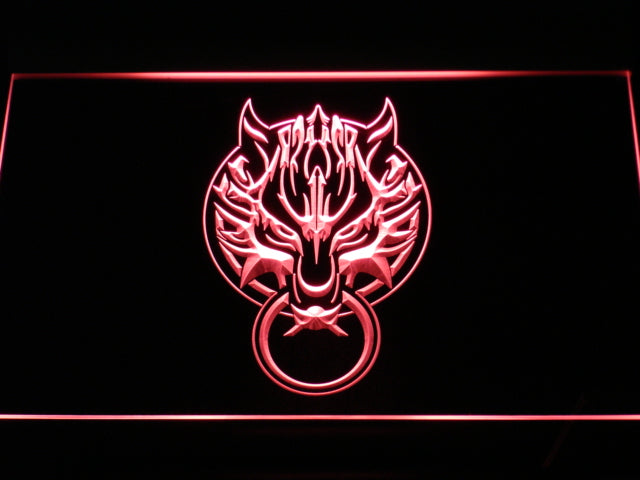 Final Fantasy VII 7 Cloudy Wolf LED Neon Sign