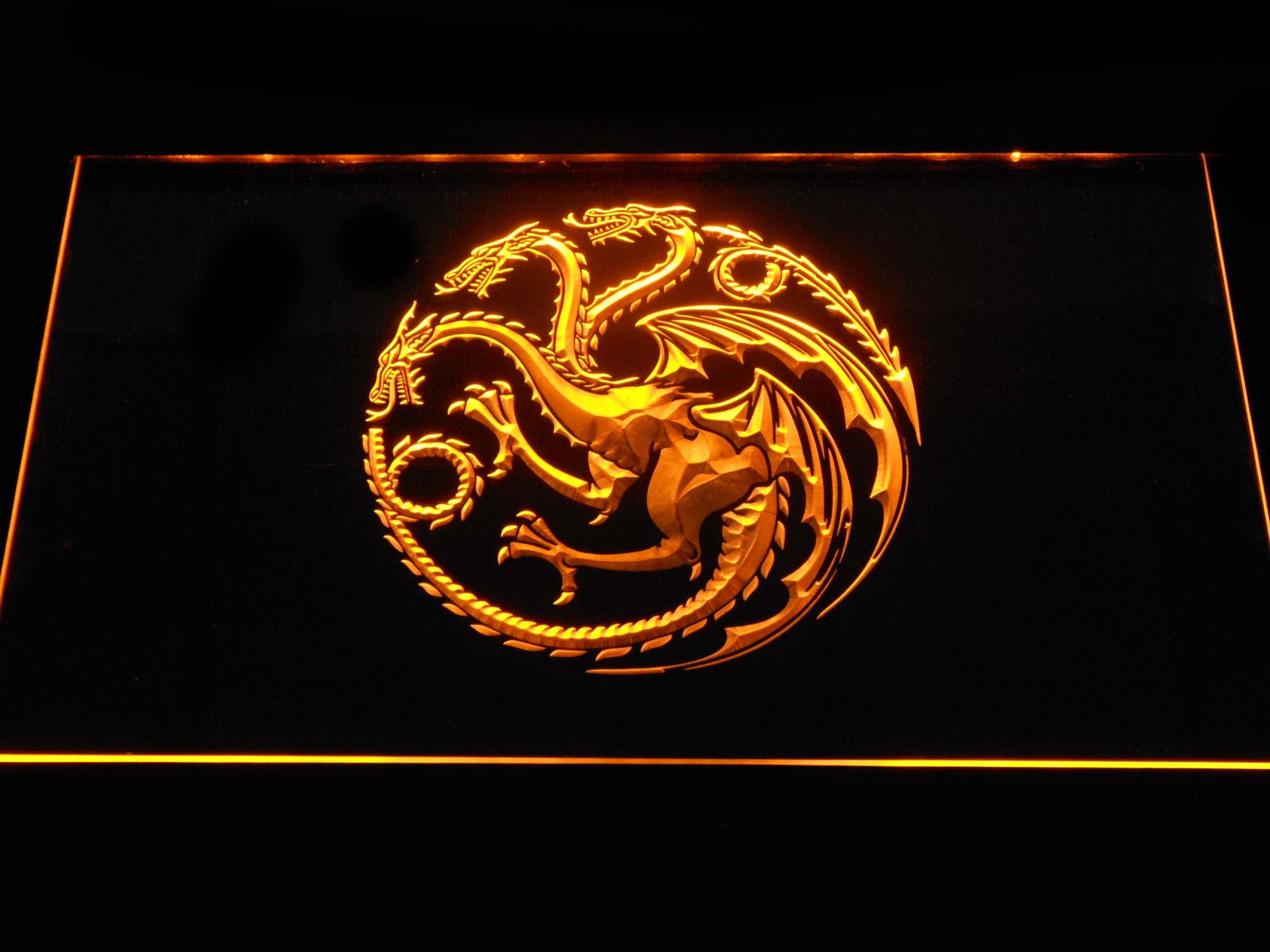 Game Of Thrones Targaryen Fire And Blood Neon Light LED Sign