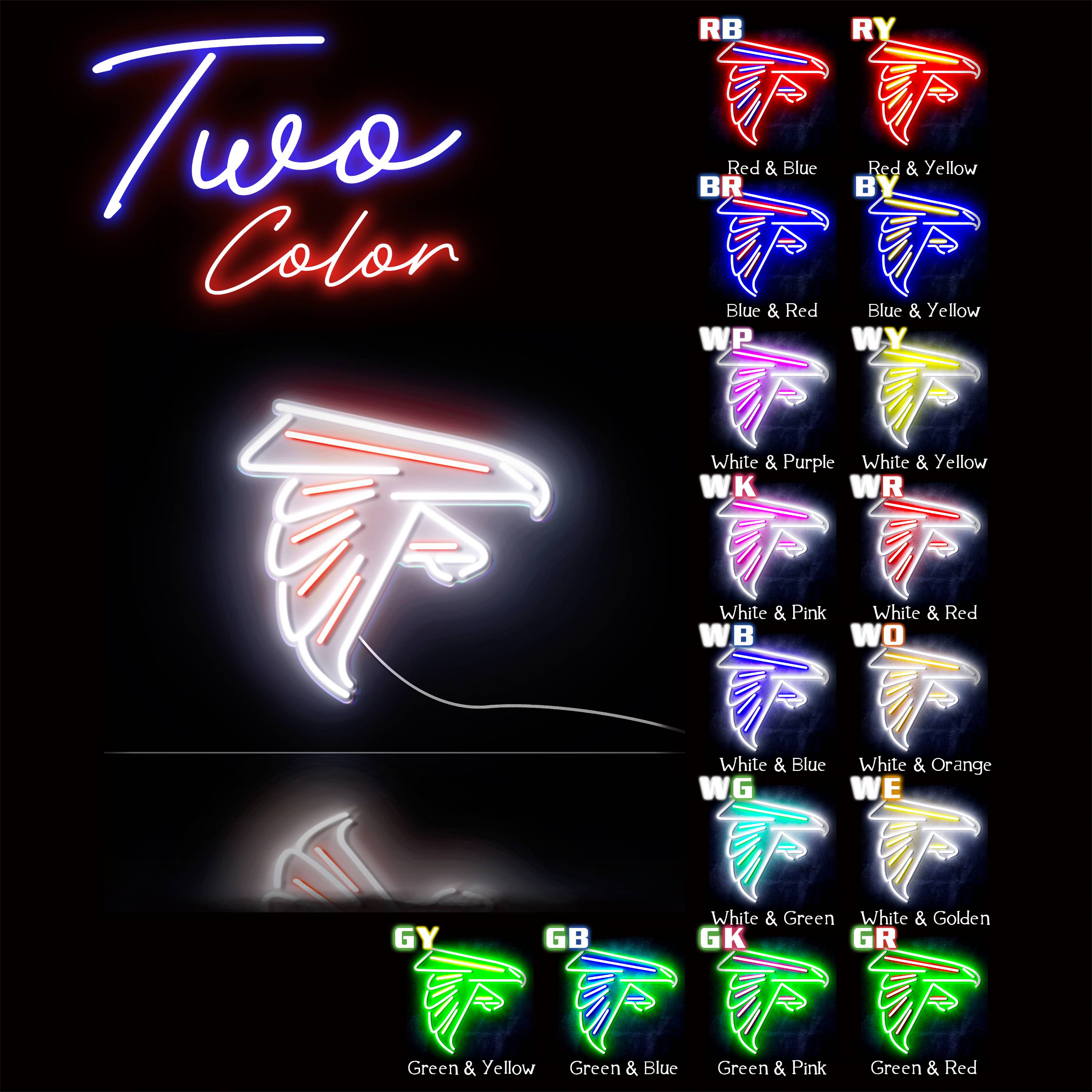 NFL Atlanta Falcons Large Flex Neon LED Sign