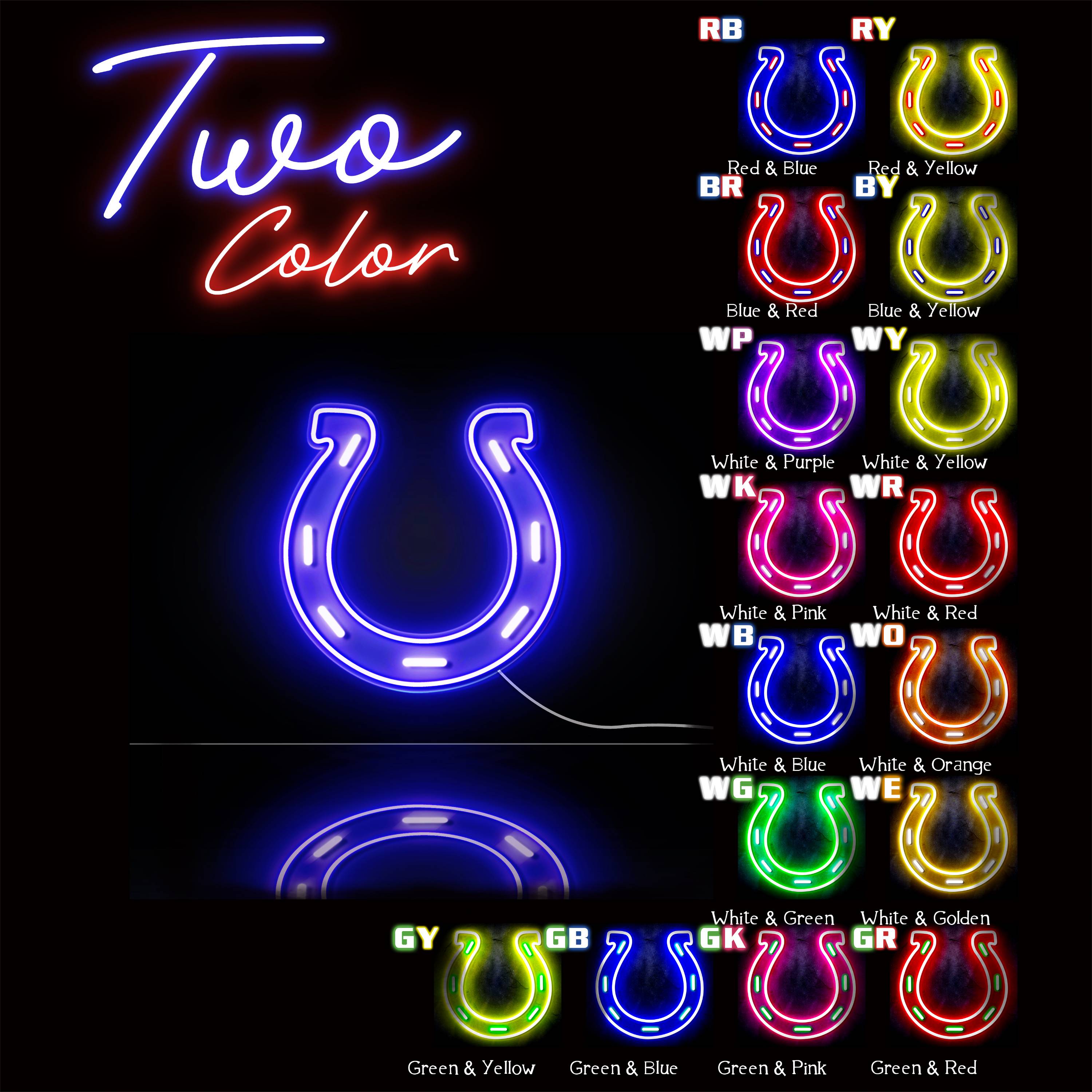 NFL Indianapolis Colts Large Flex Neon LED Sign