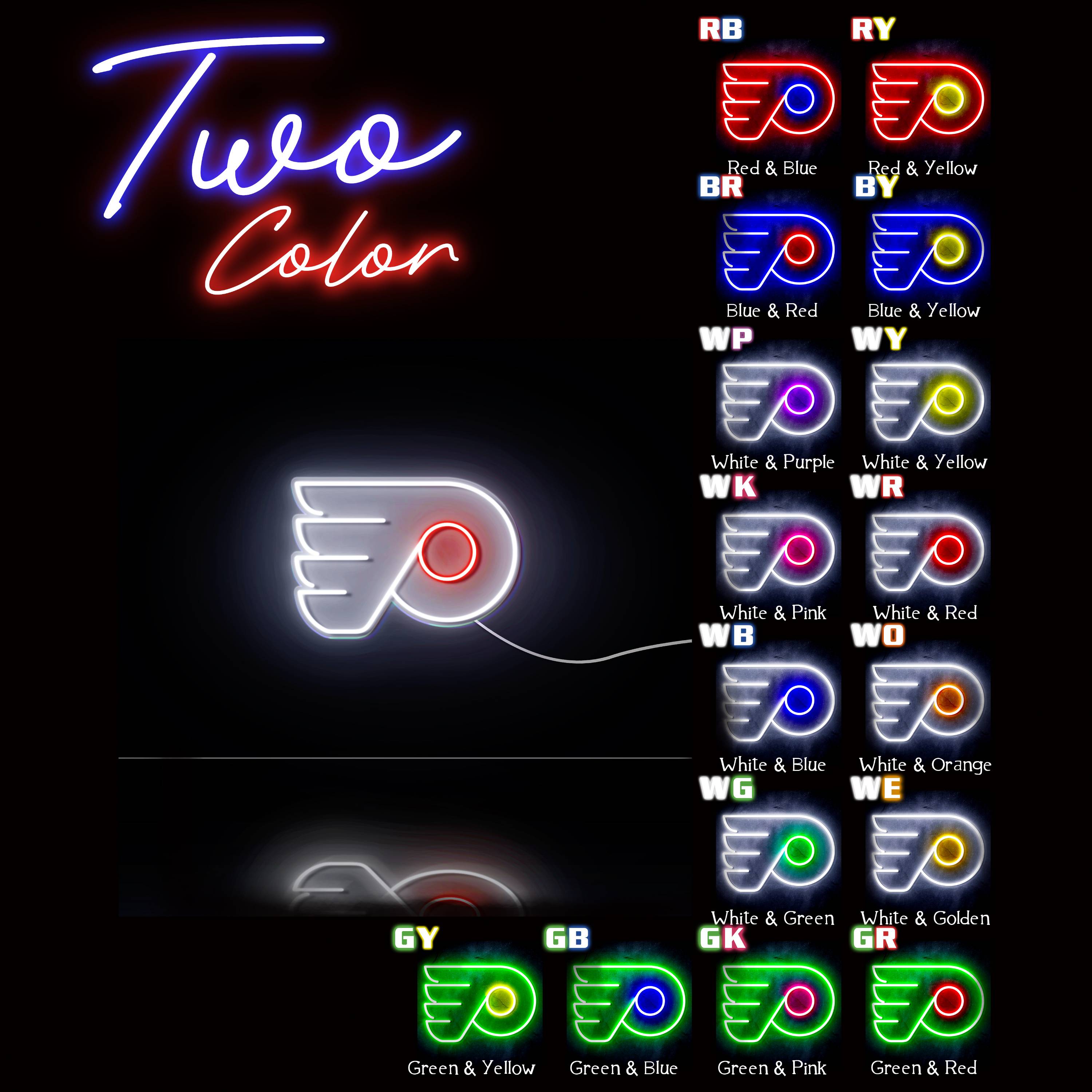 NHL Philadelphia Flyers Large Flex Neon LED Sign